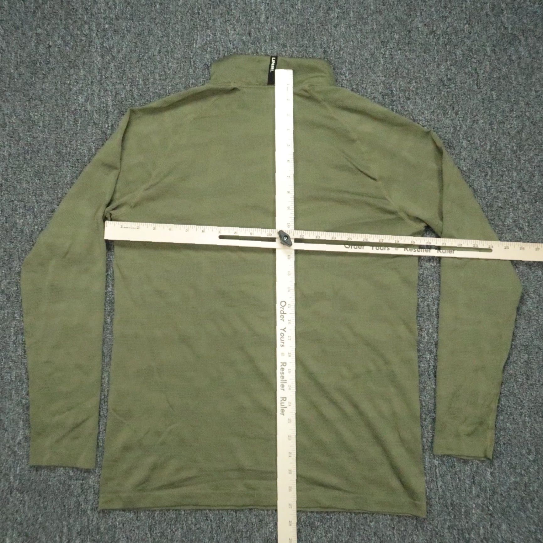 Vintage UNRL Pullover Mens Small Green Performance Quarter Zip Barstool Sports Shirt Size US S / EU 44-46 / 1 - 5 Thumbnail
