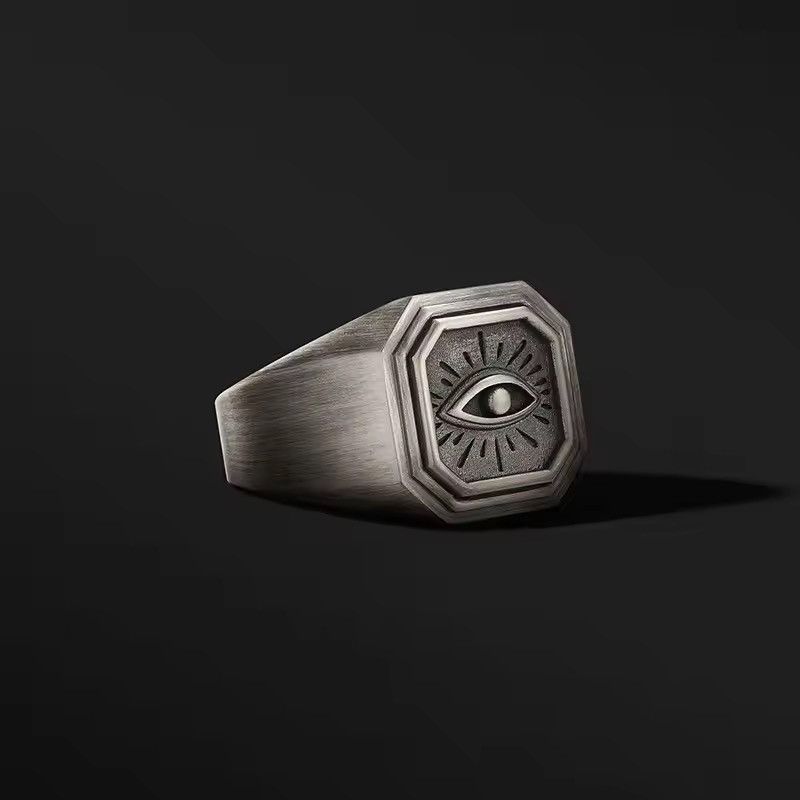 Jewelry They Eye Pattern Adjustable Ring Size ONE SIZE - 3 Thumbnail