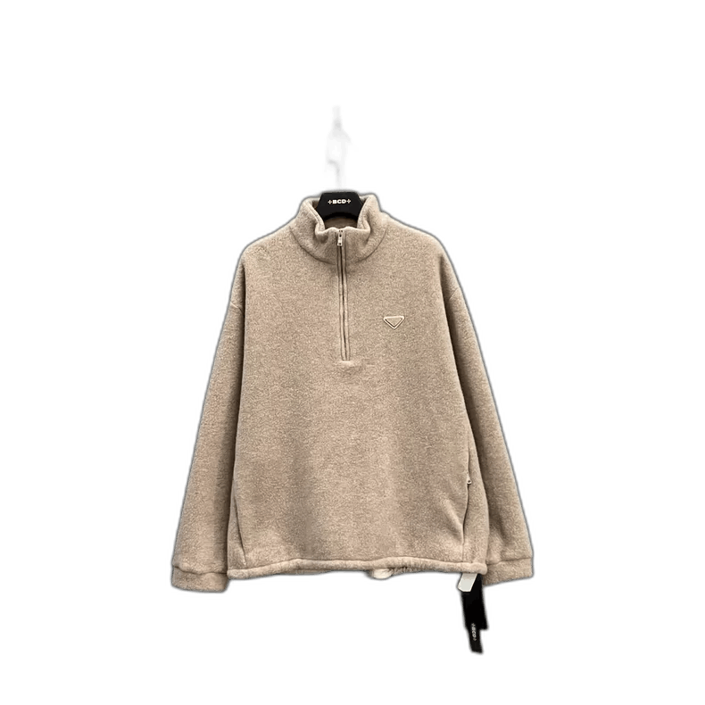 Prada Prada Beige HalfZip Pullover Jacket -2505 Size US L / EU 52-54 / 3 - 1 Thumbnail
