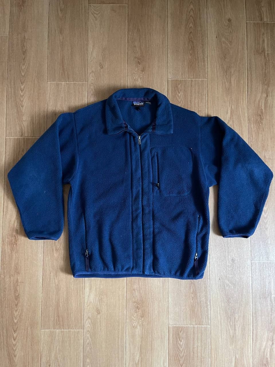 Patagonia × Vintage Vintage Patagonia Synchilla Fleece Jacket Zipper Sz L Size US L / EU 52-54 / 3 - 2 Thumbnail