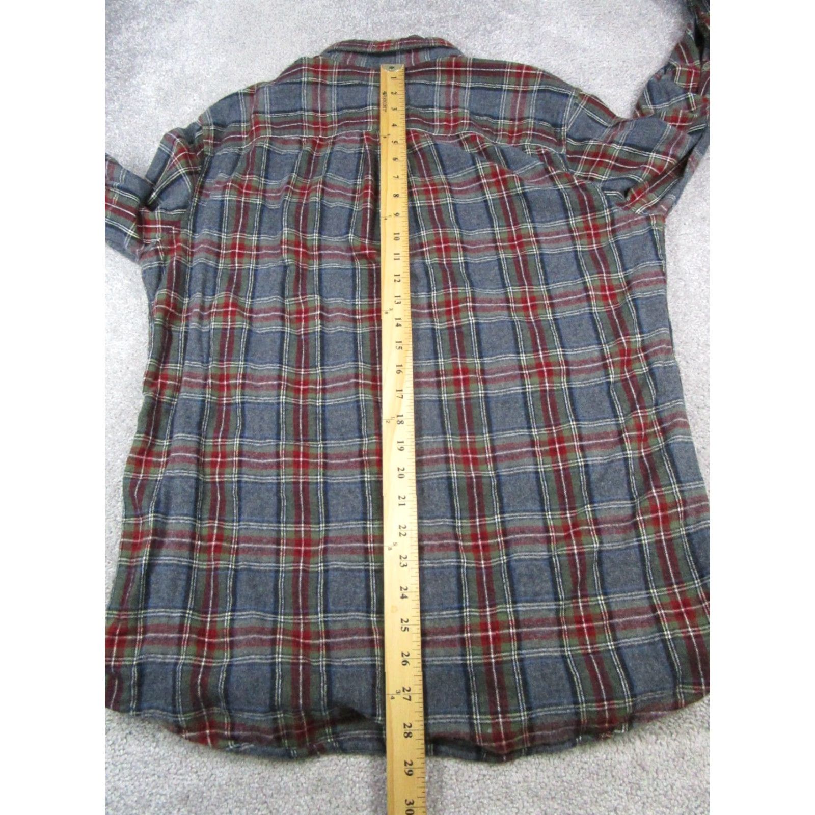 Vintage L.L.Bean Button-Up Flannel Shirt Mens M Green Cotton Plaid - 90s? Size US M / EU 48-50 / 2 - 6 Thumbnail