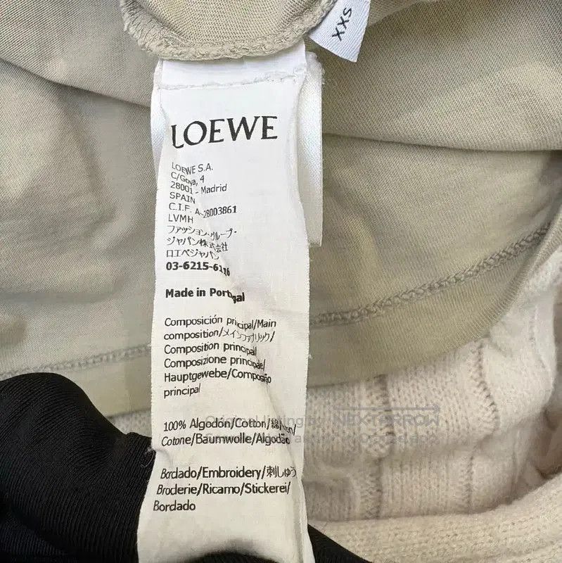 Loewe Loewe Short Sleeve Embroidered Logo Tee . Size XXS / US 00 / IT 34 - 7 Thumbnail