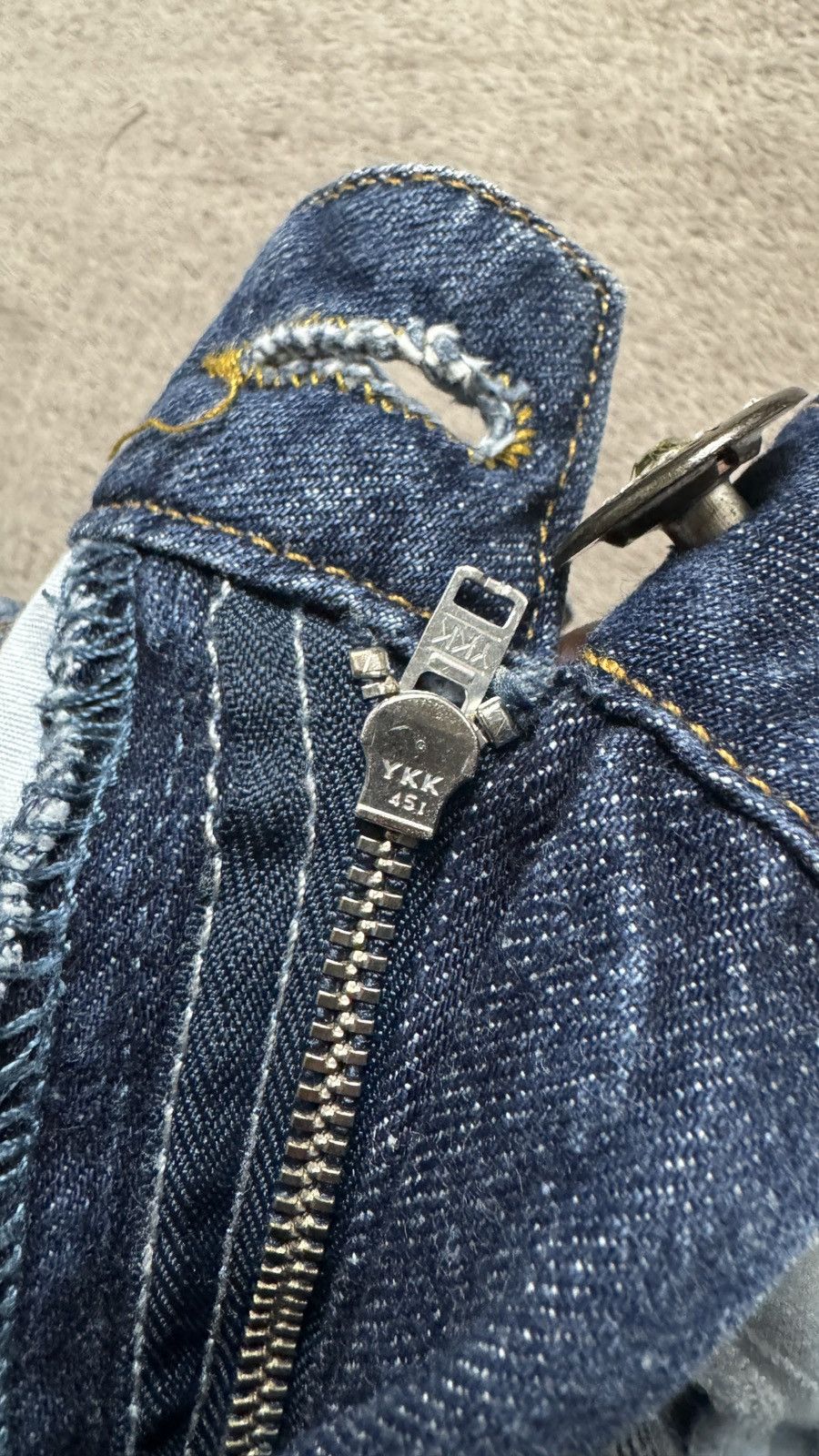 Dolce & Gabbana Dolce Gabbana Y2K Faded Distressed Mudwash Jeans armani ysl Size US 31 - 9 Thumbnail