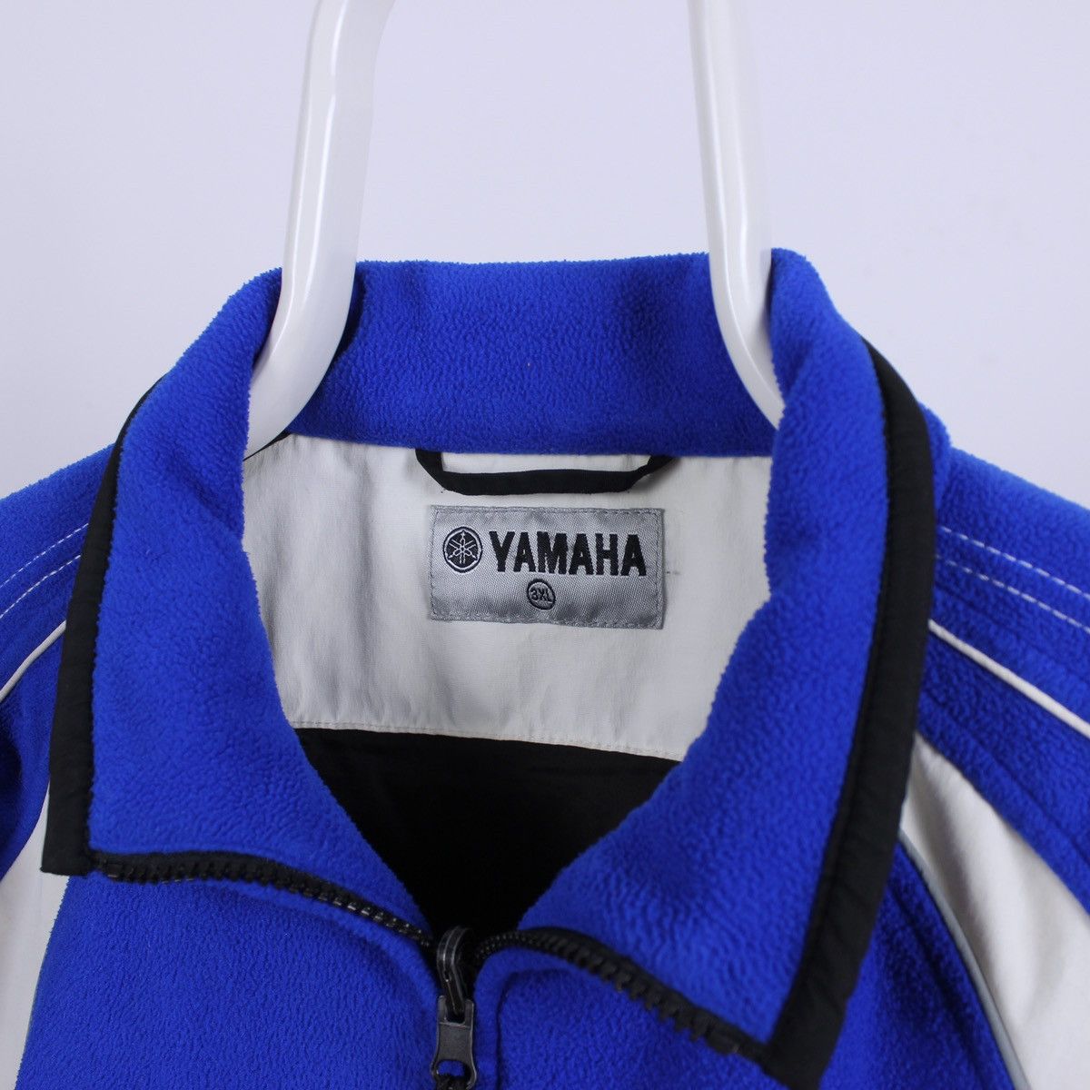 Vintage Vintage Yamaha Recing Fleece Jacket Size US L / EU 52-54 / 3 - 3 Thumbnail