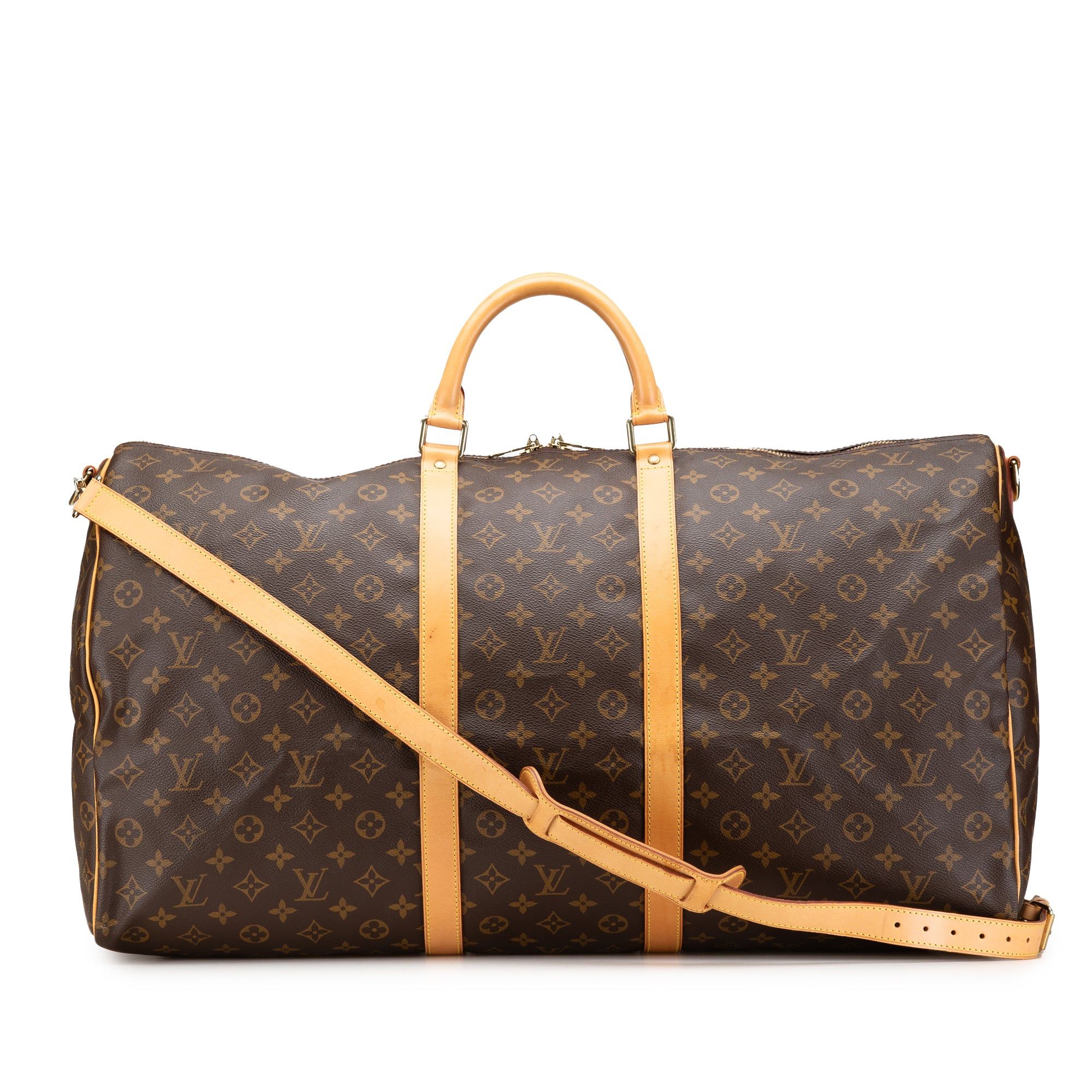 Louis Vuitton Louis Vuitton Monogram Keepall Bandouliere 60 Brown Size ONE SIZE - 1 Thumbnail