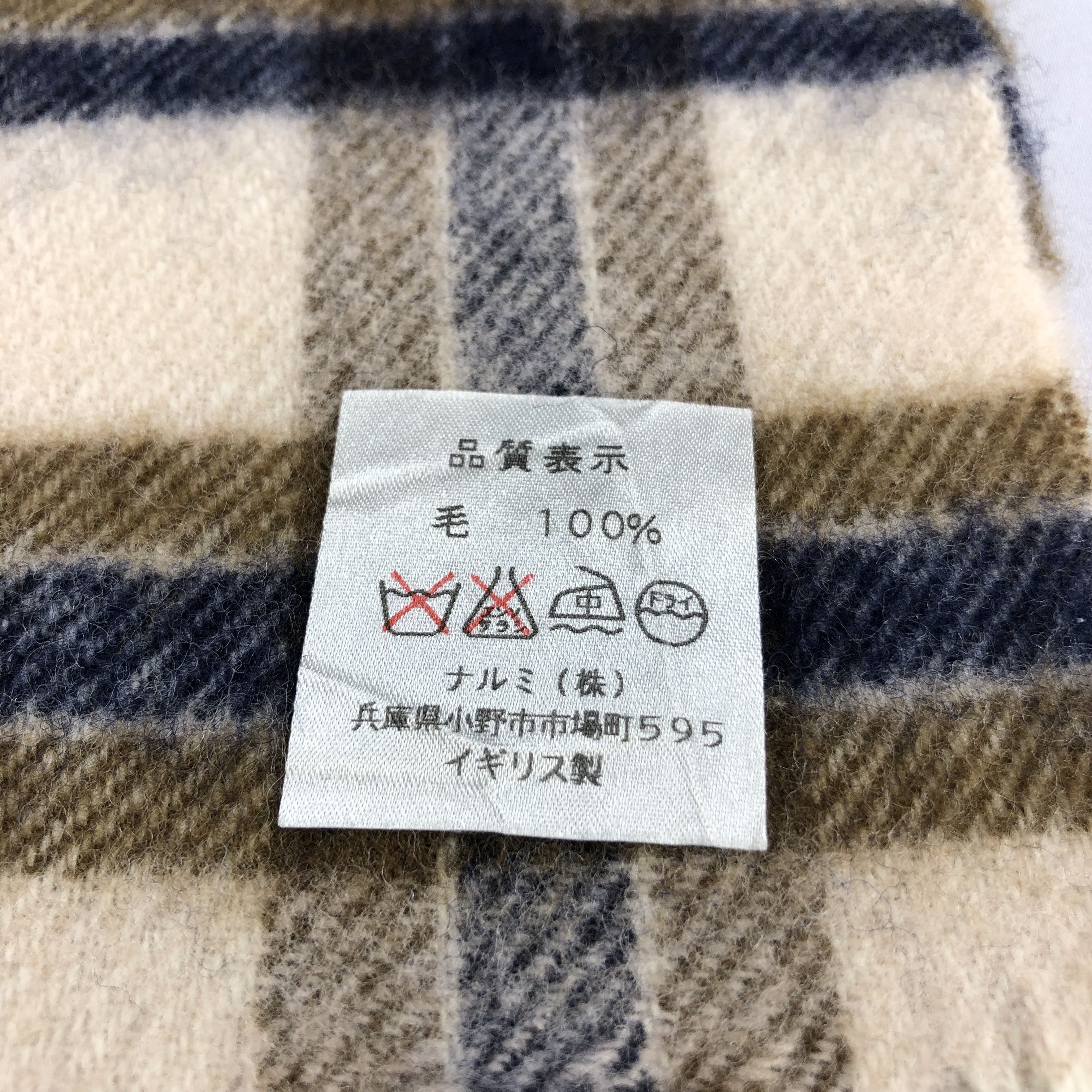 Aquascutum Aquascutum Tartan Wool Scarf Muffler V929 Size ONE SIZE - 5 Thumbnail