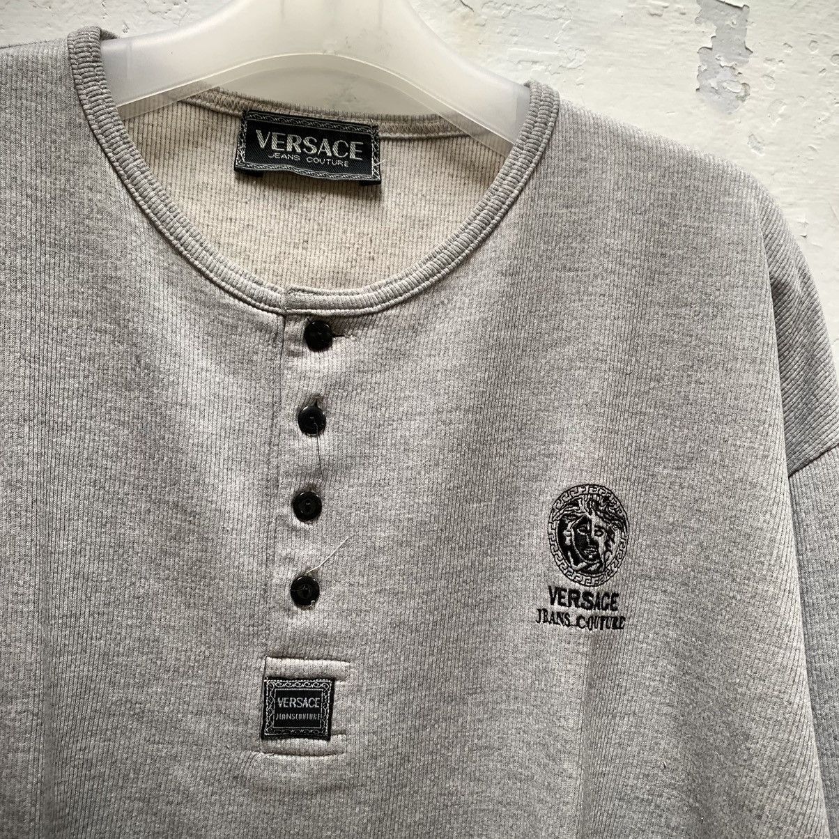 Versace 💸VINTAGE VERSACE LONGSLEEVE💸 Size US XL / EU 56 / 4 - 4 Thumbnail