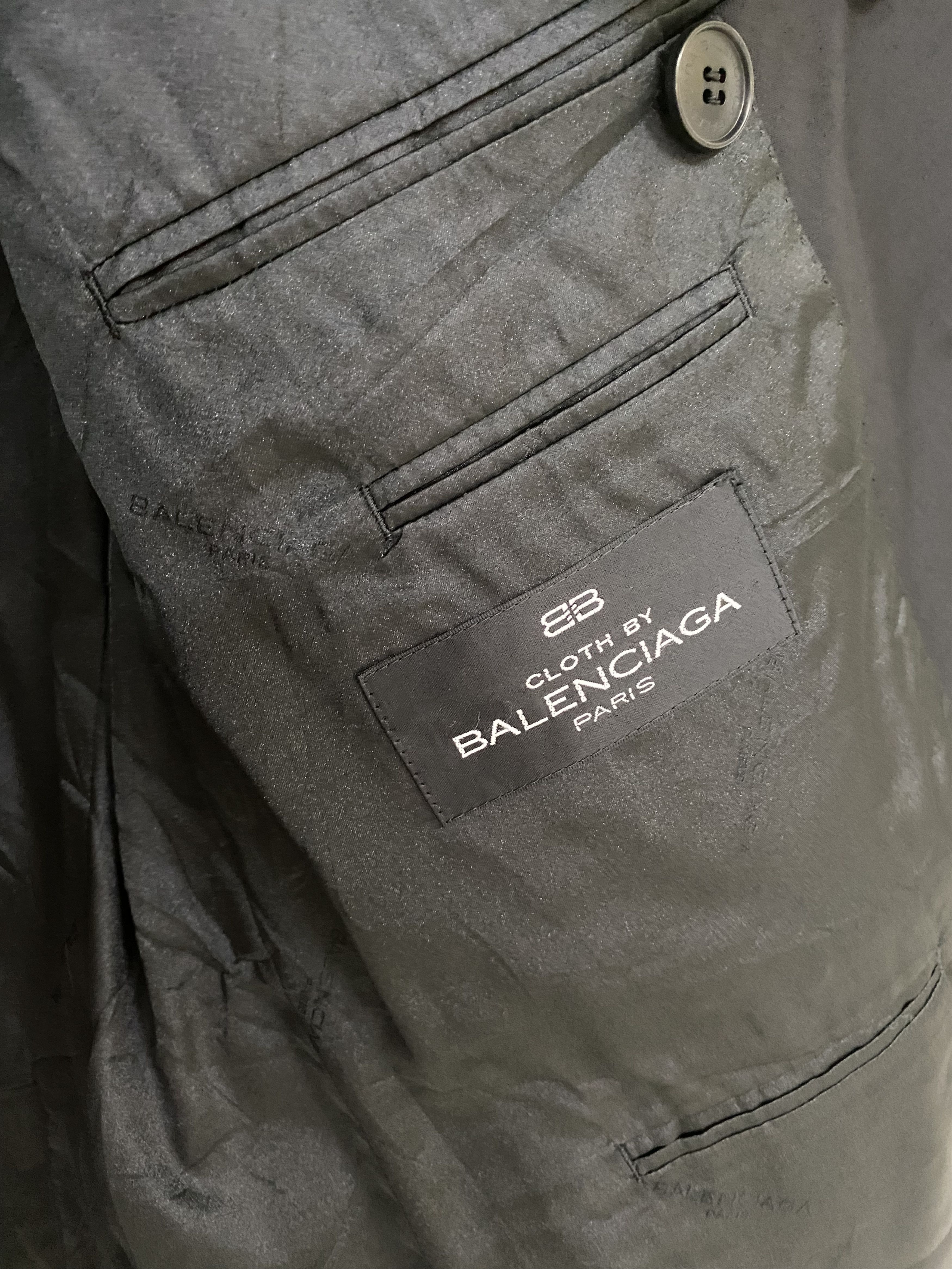 Balenciaga Nwt Double Breasted Balenciaga Blazer Suit Size 40R - 7 Thumbnail