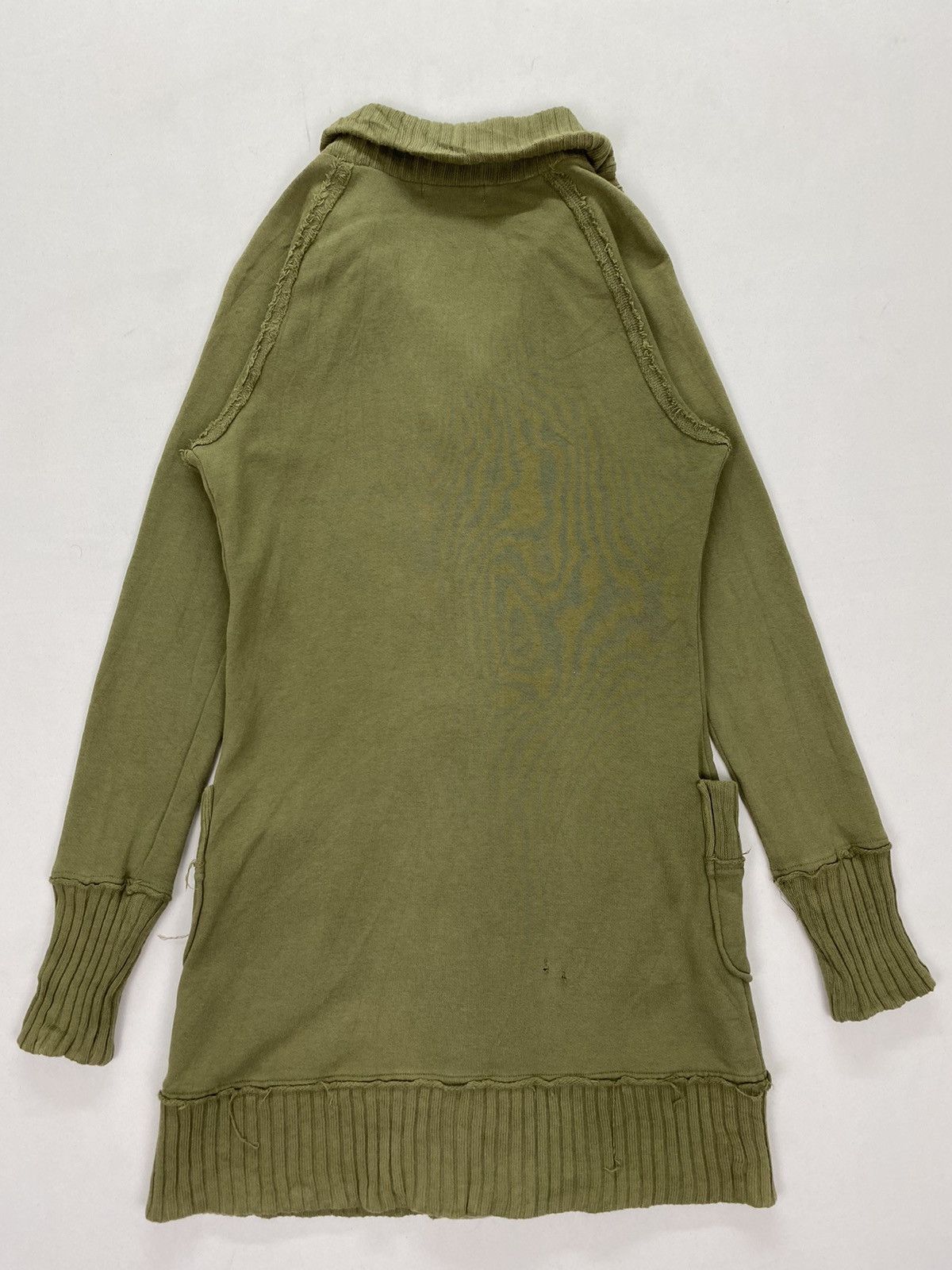Japanese Brand L3 Distressed Raw Edge Sweater Size XS / US 0-2 / IT 36-38 - 4 Thumbnail