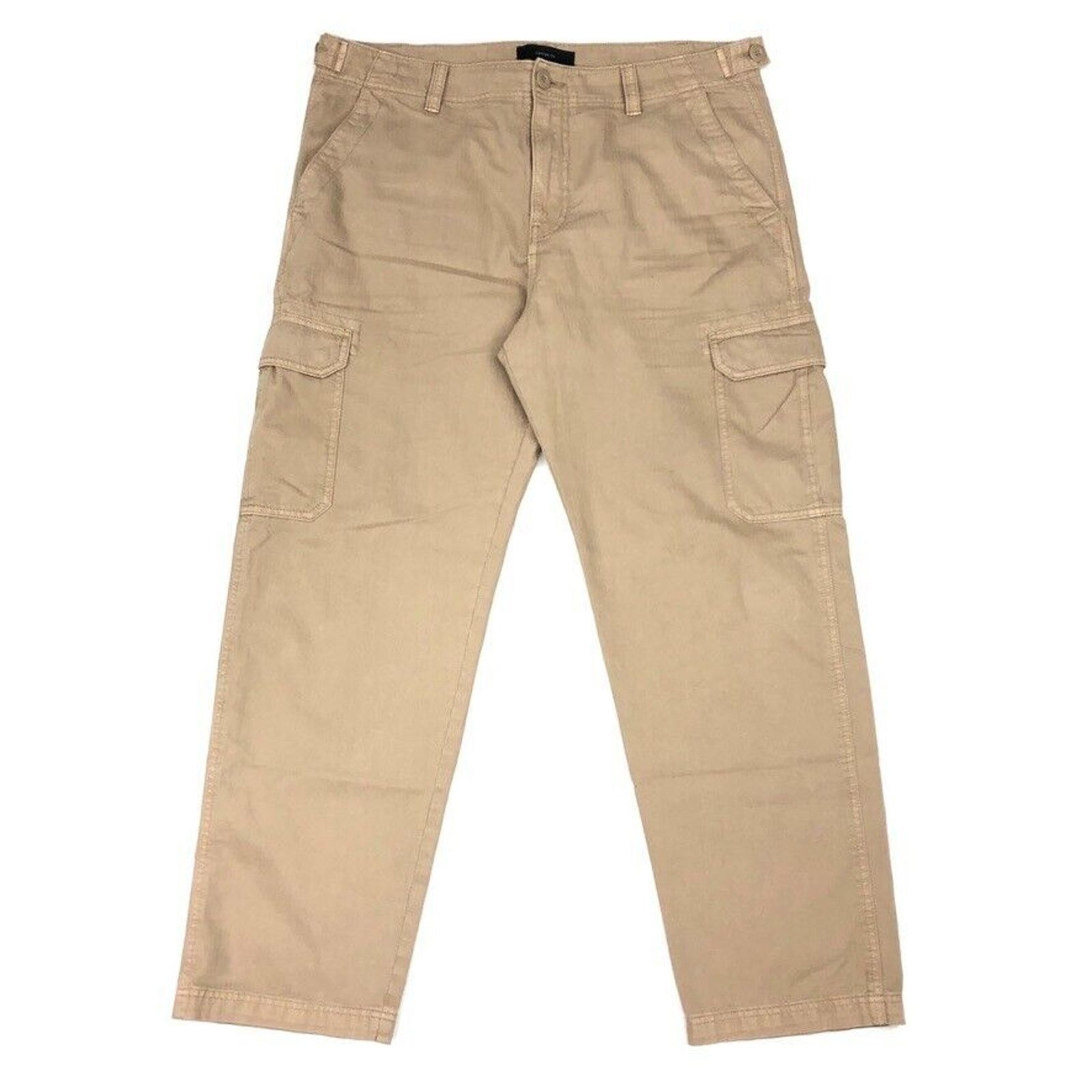 Cotton On Cotton On Tan Light Brown Tactical Cargo Canvas Pants Size US 36 / EU 52 - 1 Thumbnail