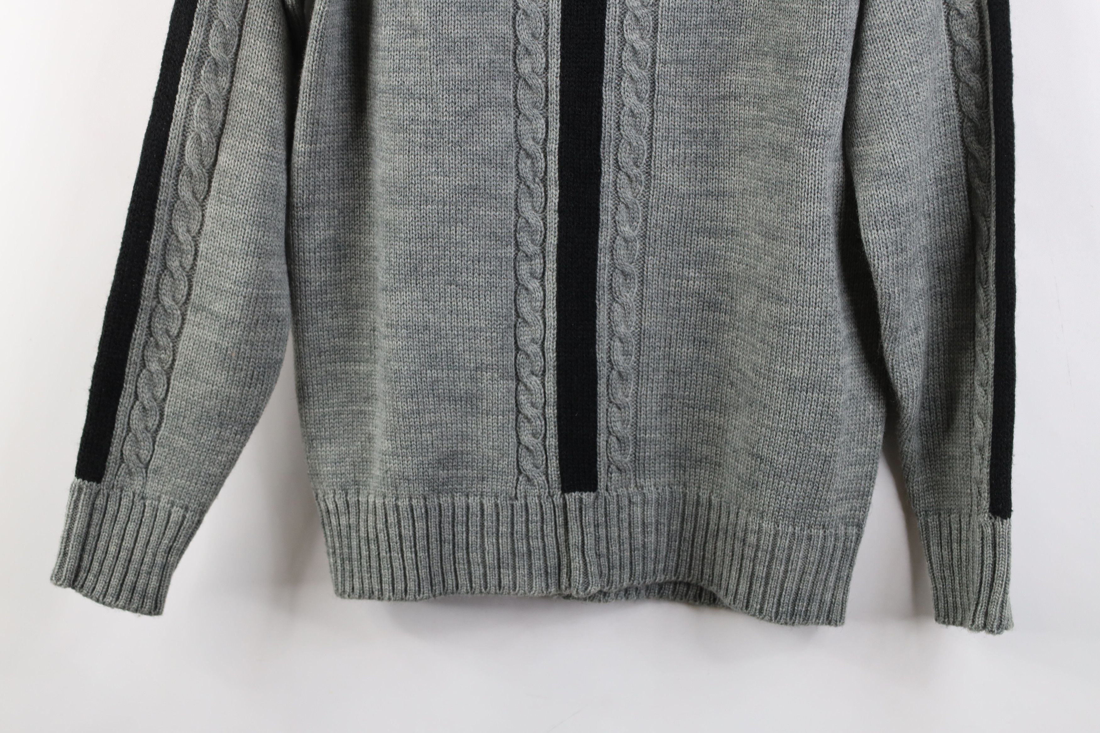 Vintage Deadstock Vintage 70s Streetwear Knit Turtleneck Sweater Size L / US 10 / IT 46 - 3 Thumbnail