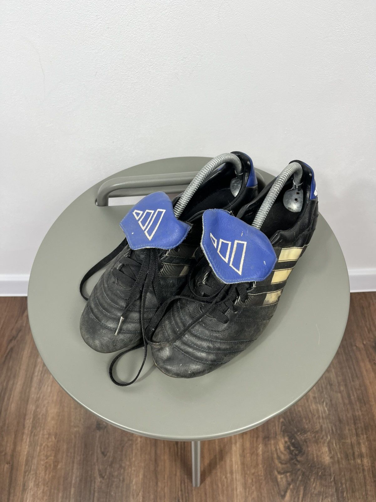Adidas Vintage adidas Football Boots Cleats Black Blue EU 42 Size US 9 / EU 42 - 9 Thumbnail