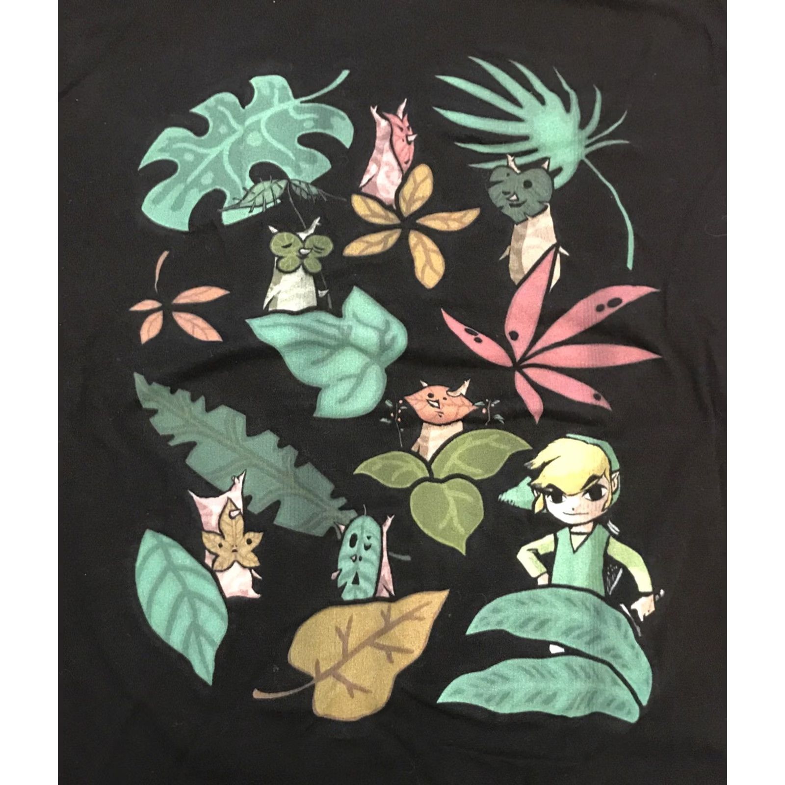Next Level Next Level Legend of Zelda Link black T-Shirt MEDIUM Men Crew Neck Short Sleeve Video Game Logo 28" length 19" pit to pit Regular Vintage: No Size US M / EU 48-50 / 2 - 5 Thumbnail