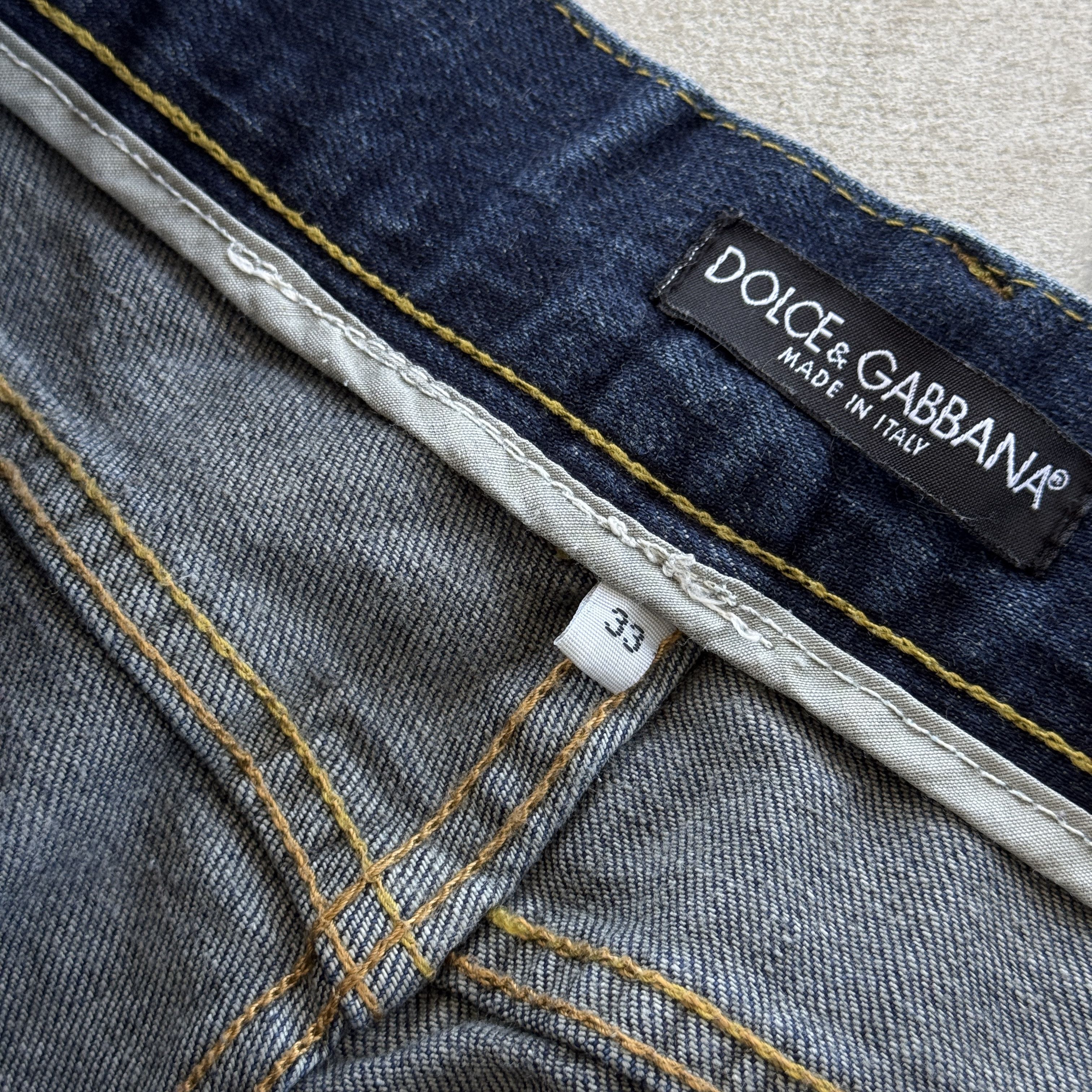 Dolce & Gabbana Dolce & Gabbana Made In Italy Dark Wash Denim Jeans Size 33 Size US 33 - 6 Thumbnail