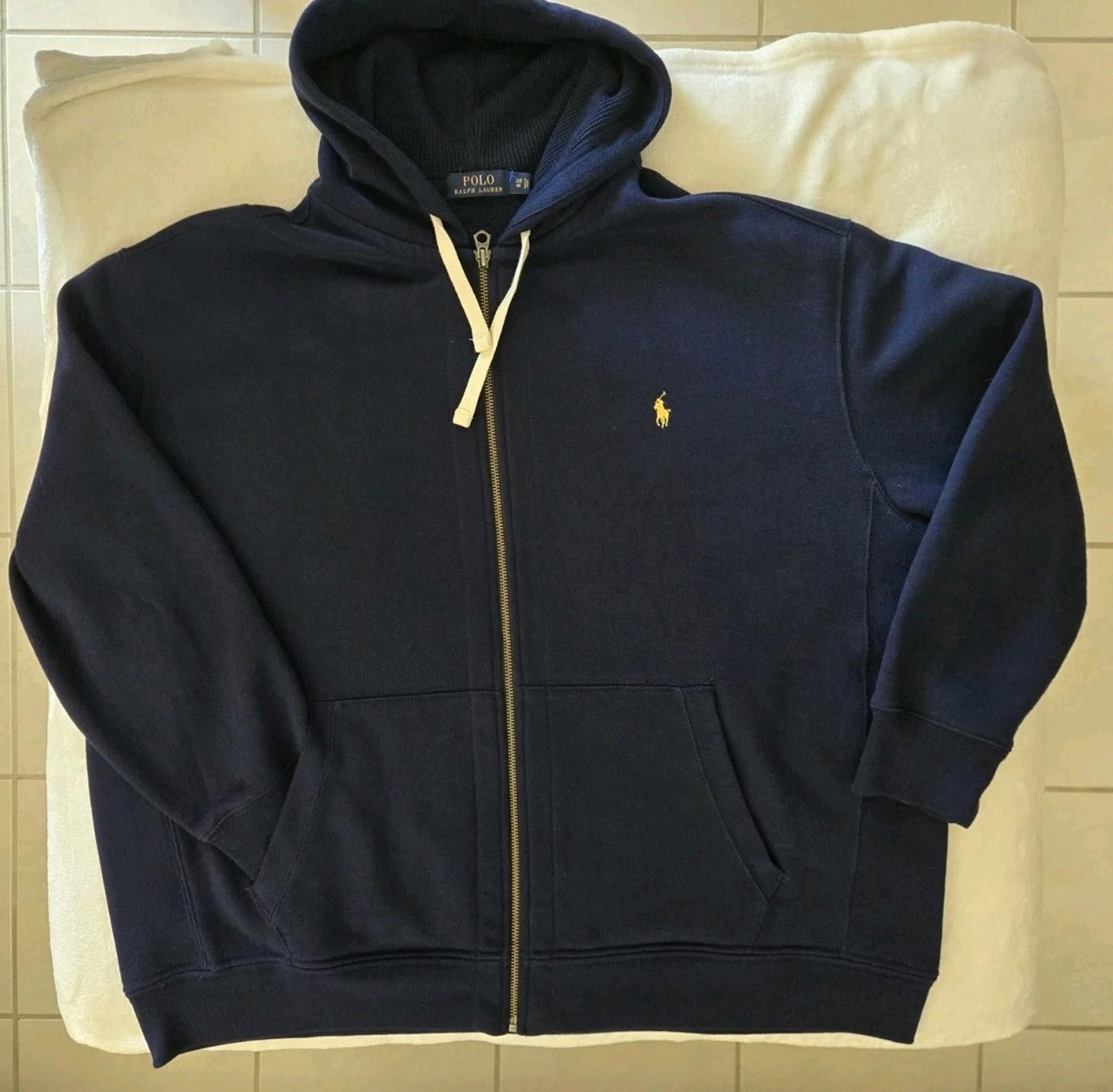 Polo Ralph Lauren Polo Ralph Lauren Hoodie Men's 3XB Zip Fleece Jacket Size US XXL / EU 58 / 5 - 1 Thumbnail