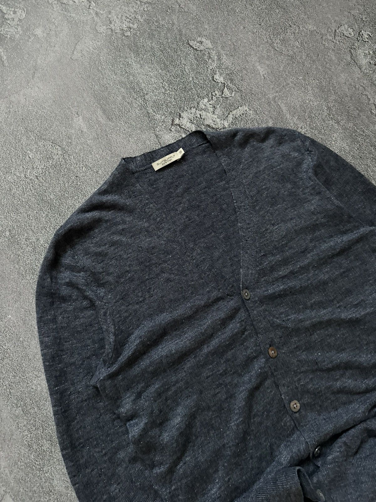 Designer × Suitsupply Suitsupply S linen button up cardigan sweater knitwear Size US S / EU 44-46 / 1 - 2 Thumbnail