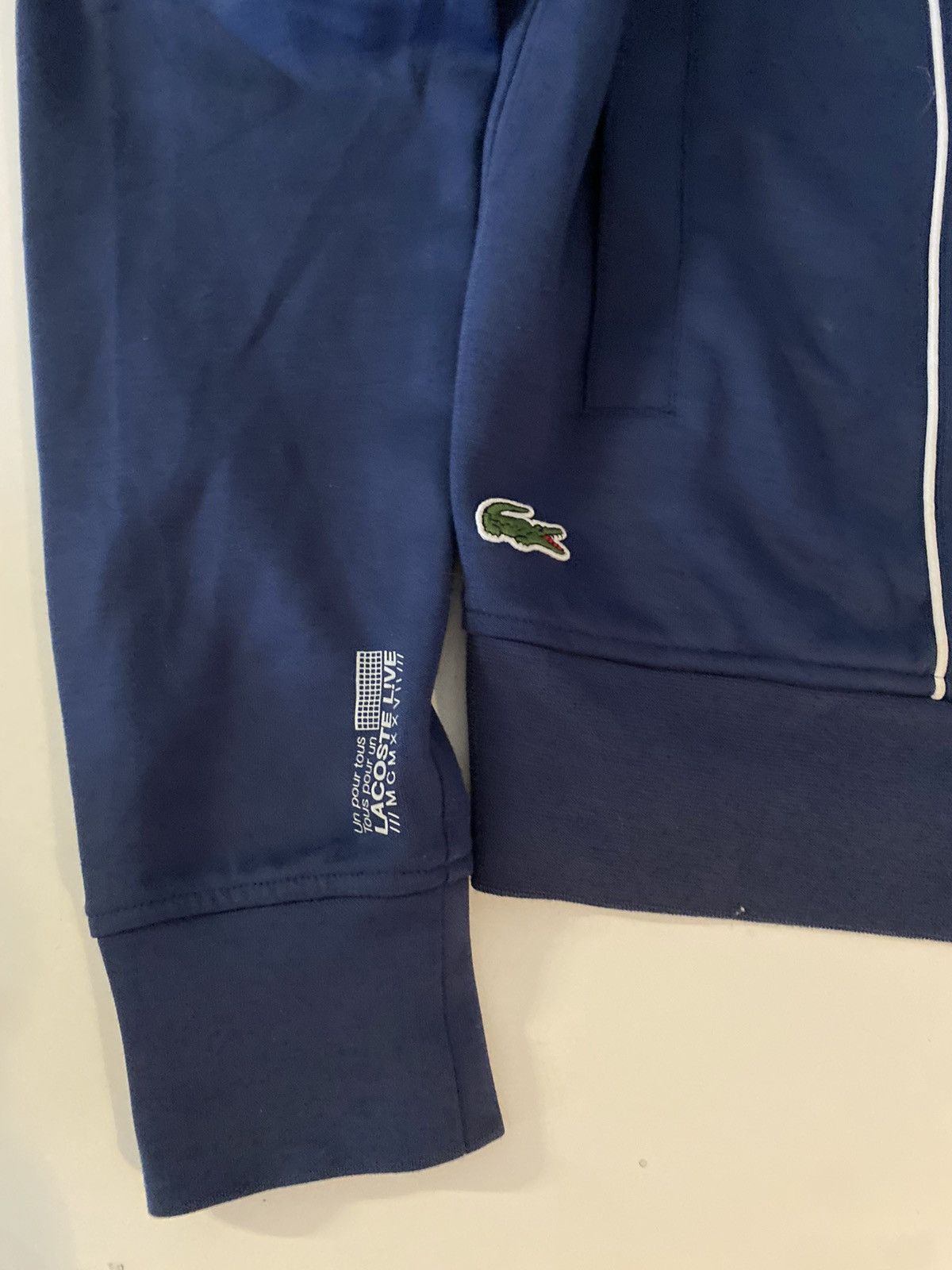 Lacoste Lacoste L!VE hoodie zip navy blue very rare Size US M / EU 48-50 / 2 - 2 Thumbnail
