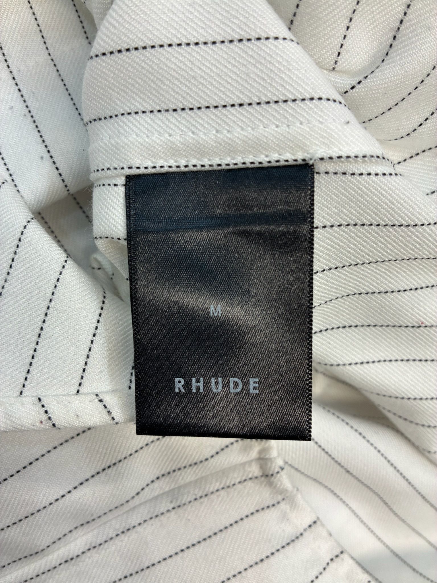 Rhude Rhude Twill Stripped Mechanic Shirt Size US M / EU 48-50 / 2 - 6 Thumbnail