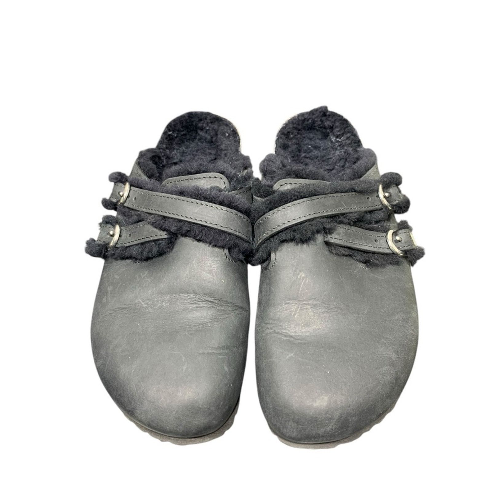Birkenstock Birkenstock Boston Genuine Shearling lined sz 38 n L7 M 5 Size US 7 / IT 37 - 2 Thumbnail