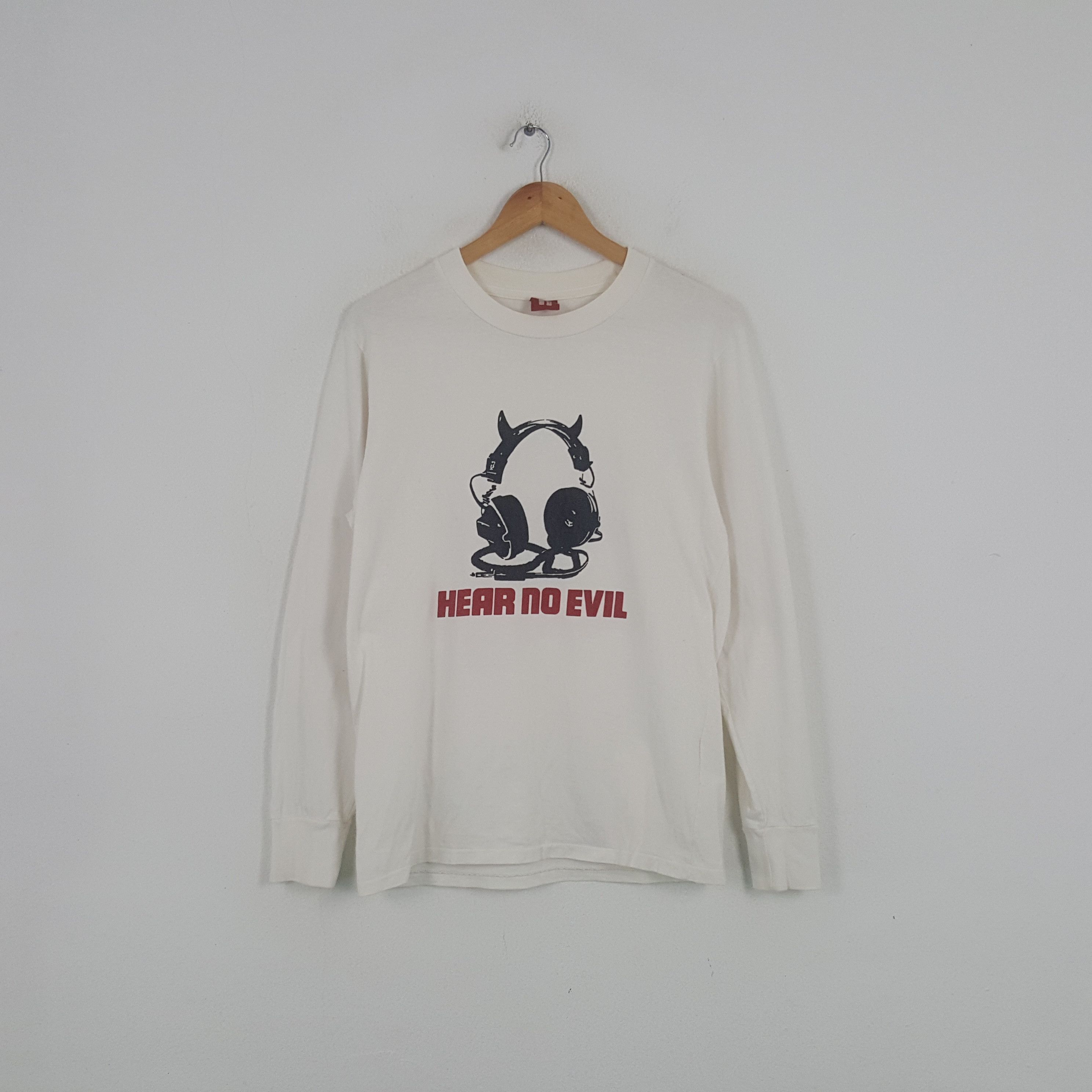 Hysteric Glamour × Japanese Brand × Vintage Vintage Hysteric Glamour hear no evil Japanese Brand Tshirt Size US M / EU 48-50 / 2 - 1 Thumbnail