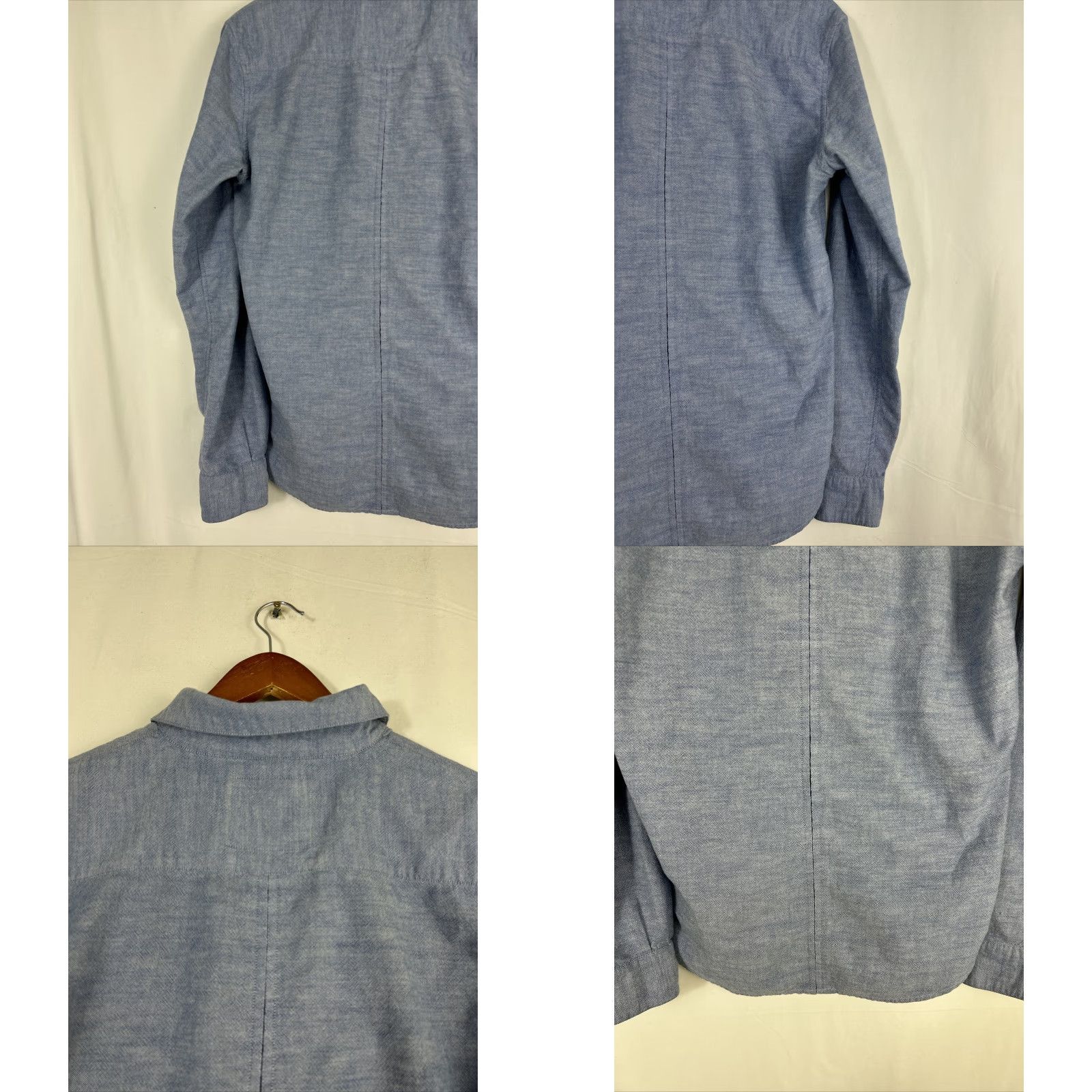 Vintage Joes Jeans "The Shirt" Cotton Utility Button-Front Shirt Unisex Blue Medium Relaxed Size M Mens Shirt Size US M / EU 48-50 / 2 - 9 Thumbnail