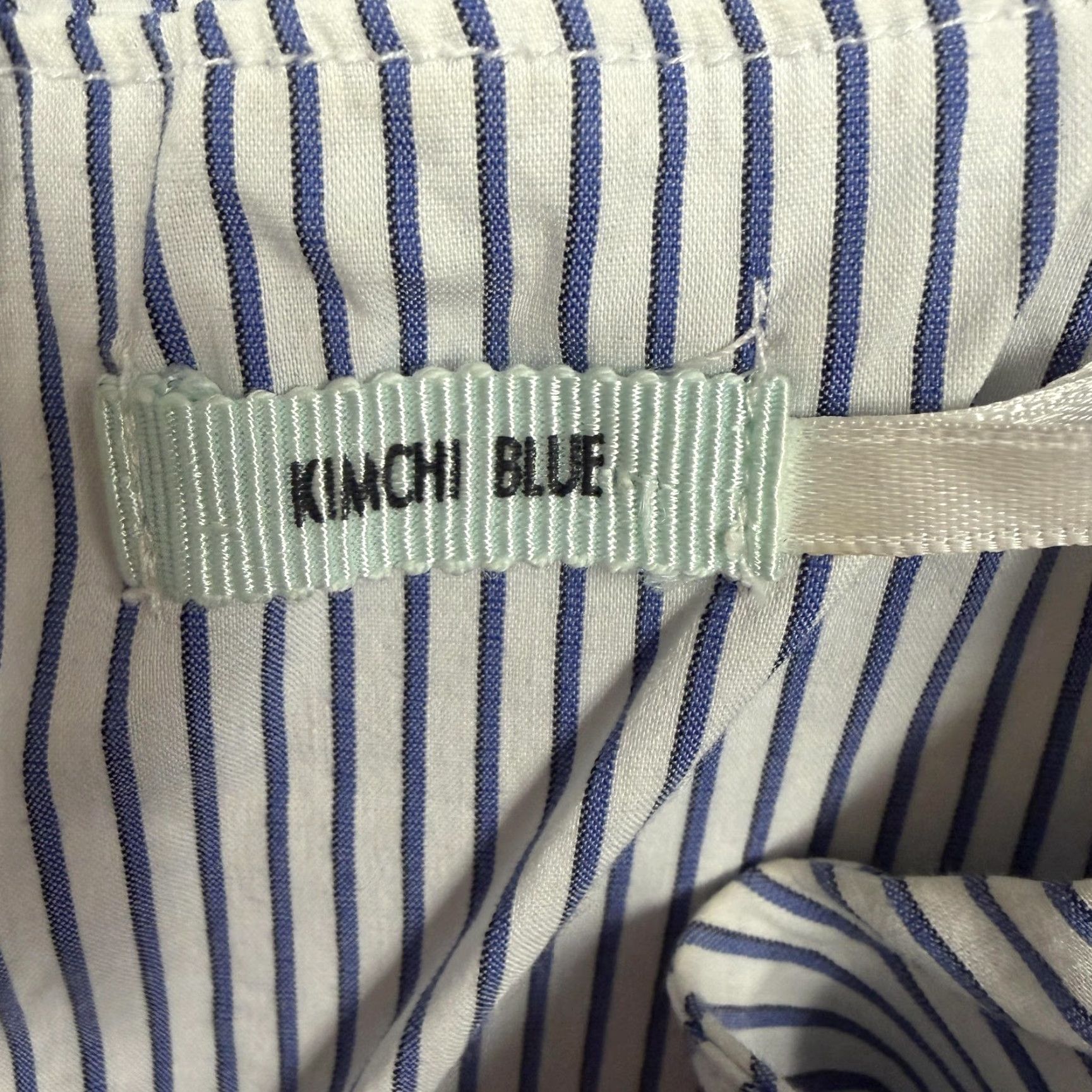 Vintage Kimchi Blue Mini Dress S Striped Square Neck Sleeveless Beach Preppy Casual Women Cotton Polyamide Spandex Lightweight Stretch Size S / US 4 / IT 40 - 4 Thumbnail