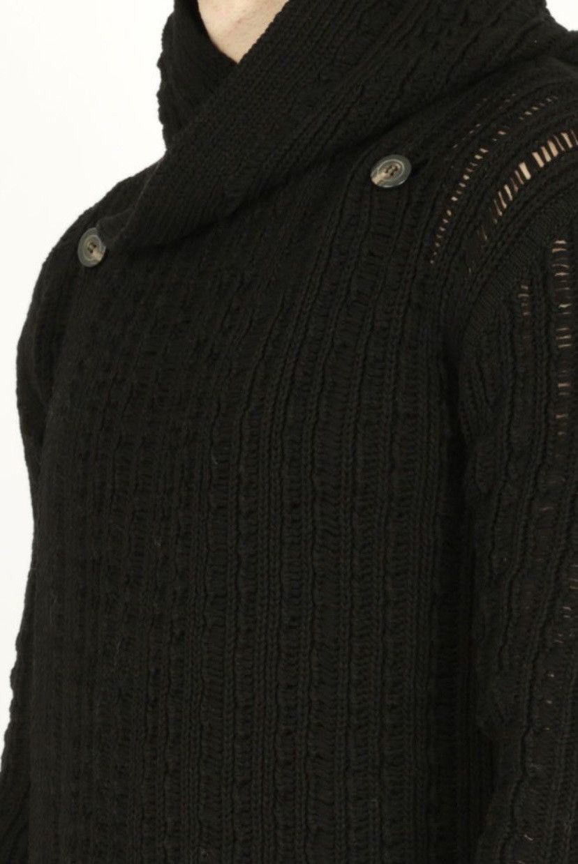 Rick Owens Rick Owens Knitted Hooded Cardigan Size US S / EU 44-46 / 1 - 8 Thumbnail