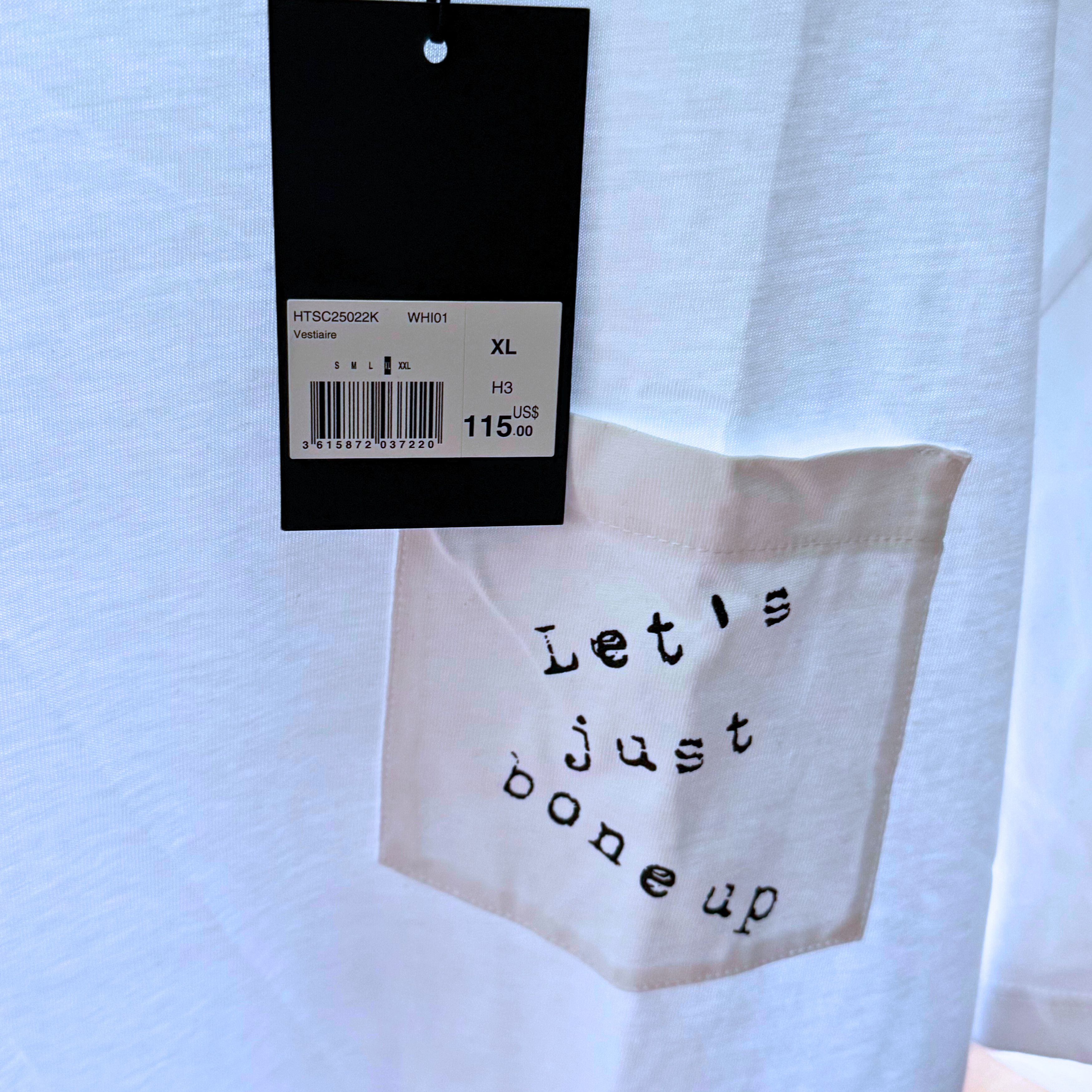 The Kooples THE KOOPLES 🏷️ "Let's just bone up" White Skeleton Graphic Size US XL / EU 56 / 4 - 3 Thumbnail