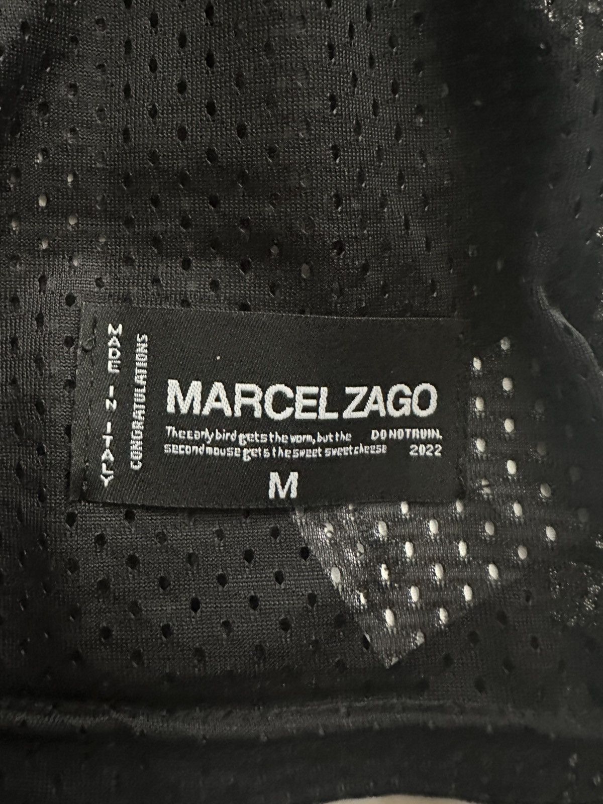 Asspizza × Marcel Zago Marcel Zago x Ass Pizza Michael Jackson “Fem” Jersey - Black Size US L / EU 52-54 / 3 - 4 Thumbnail