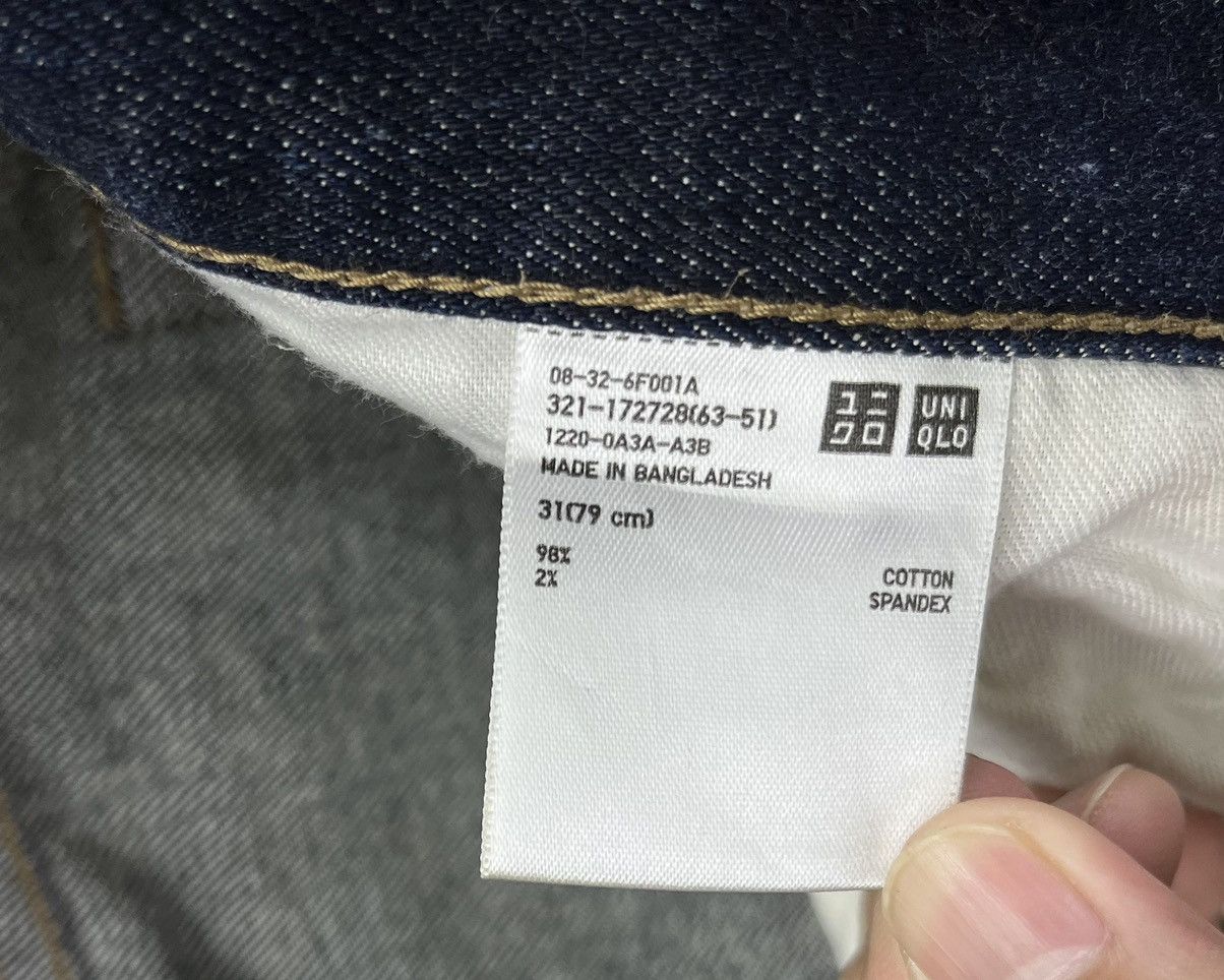 Uniqlo Vintage Uniqlo Selvedge Redline Slim Jeans Denim Pants Size US 31 - 8 Thumbnail