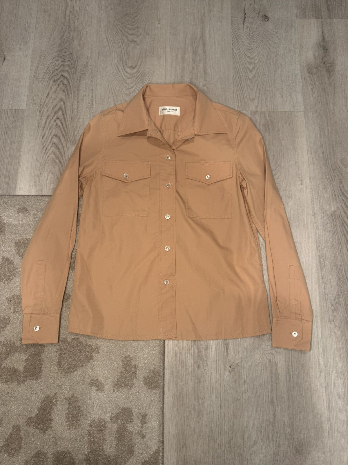 Saint Laurent Paris s/s 2020 double pocket button down!! Size US S / EU 44-46 / 1 - 1 Thumbnail