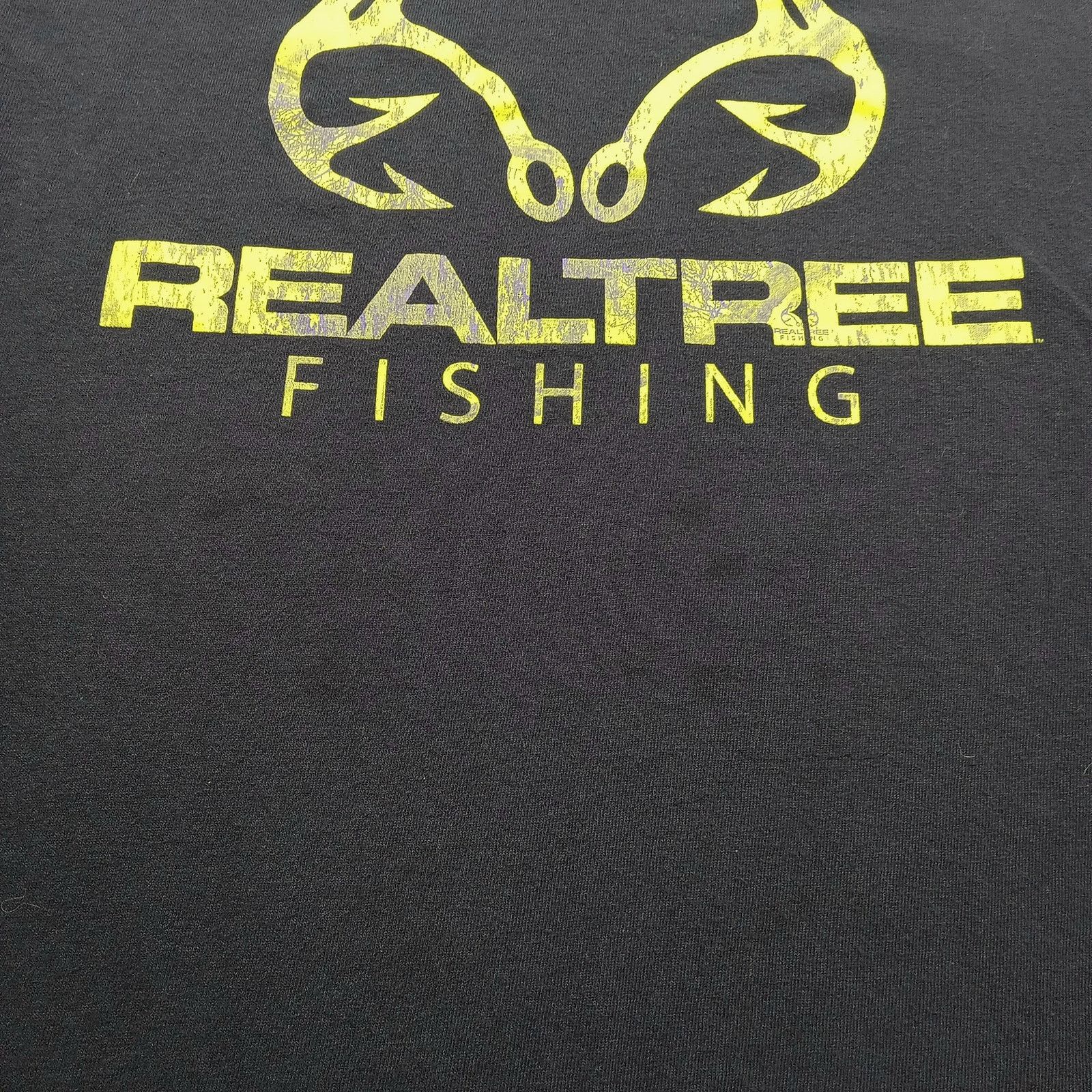 Realtree Realtree Fishing T-Shirt L Men's Short Sleeve Blue Cotton Size US L / EU 52-54 / 3 - 6 Thumbnail