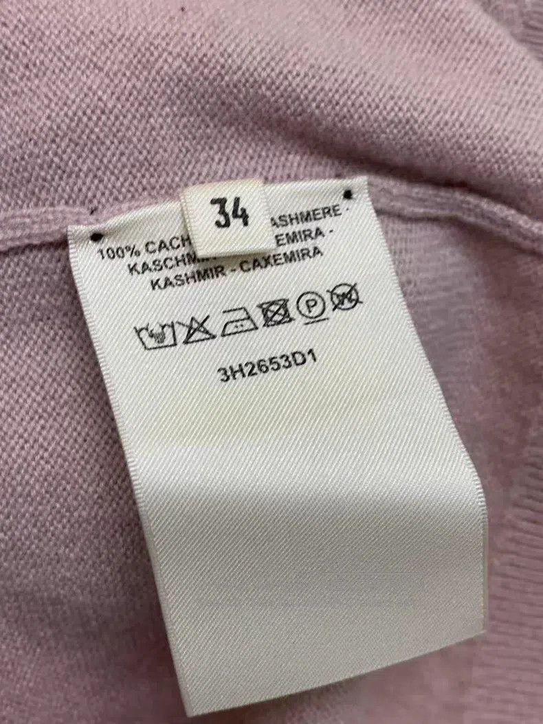 Hermes Hermes Patterned Long-Sleeve Cashmere Sweater Size XXS / US 00 / IT 34 - 4 Thumbnail