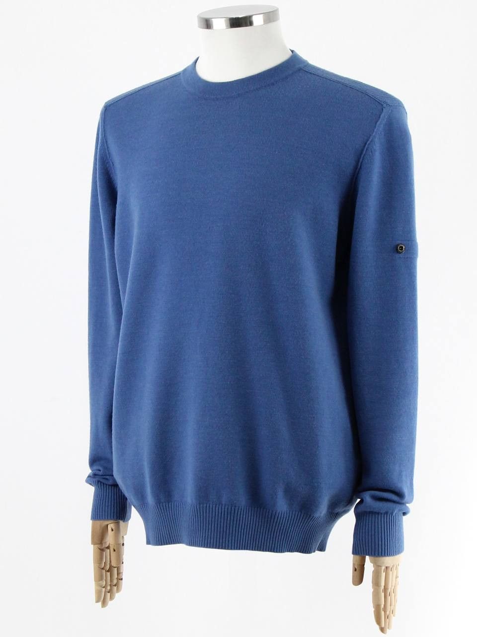 Stone Island STONE ISLAND Blue wool sweater Size US XL / EU 56 / 4 - 2 Thumbnail