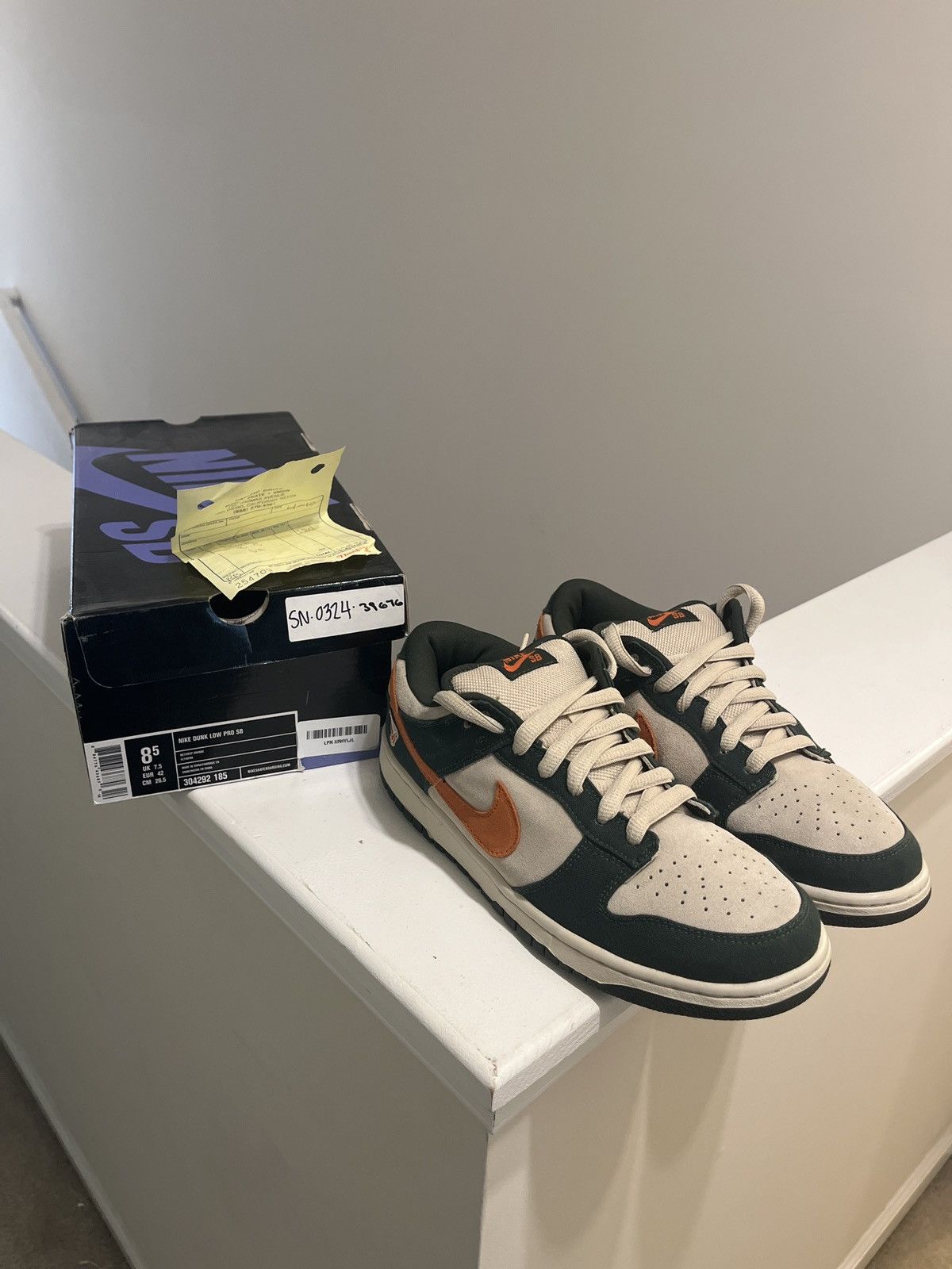 image of Nike Dunk Low Pro Sb Eire Size 8.5 Ds Shoes in Tan, Men's