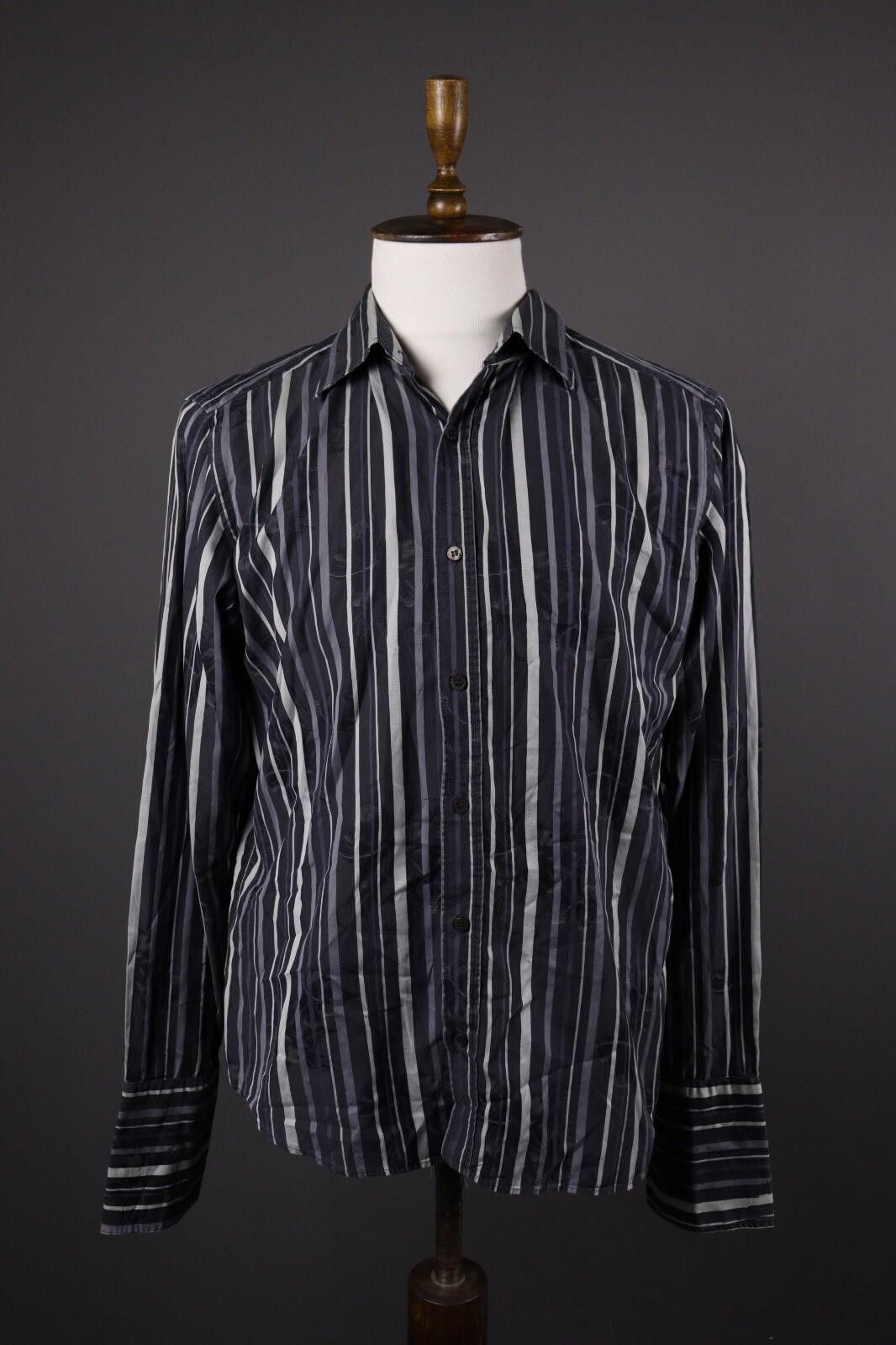 Ted Baker Ted Baker London Stripe Long Sleeve Button Down Shirt Size 5 Size US M / EU 48-50 / 2 - 1 Thumbnail