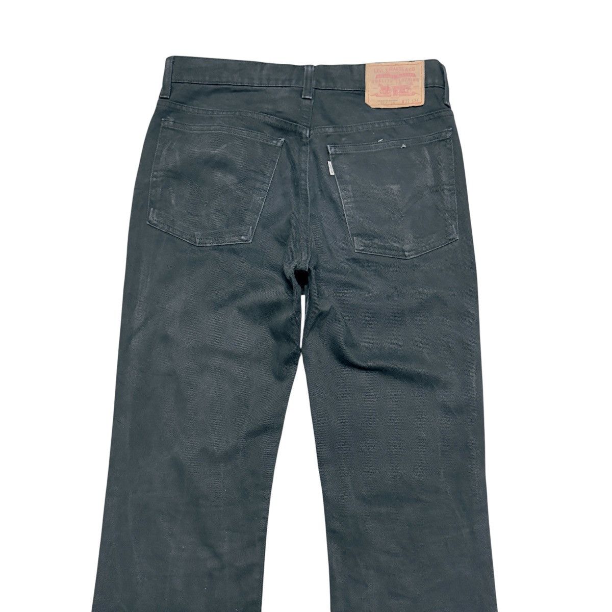 Levi's Vintage Levis 517 Black Denim Flare Jeans Hedi Slimane Size US 32 / EU 48 - 5 Thumbnail
