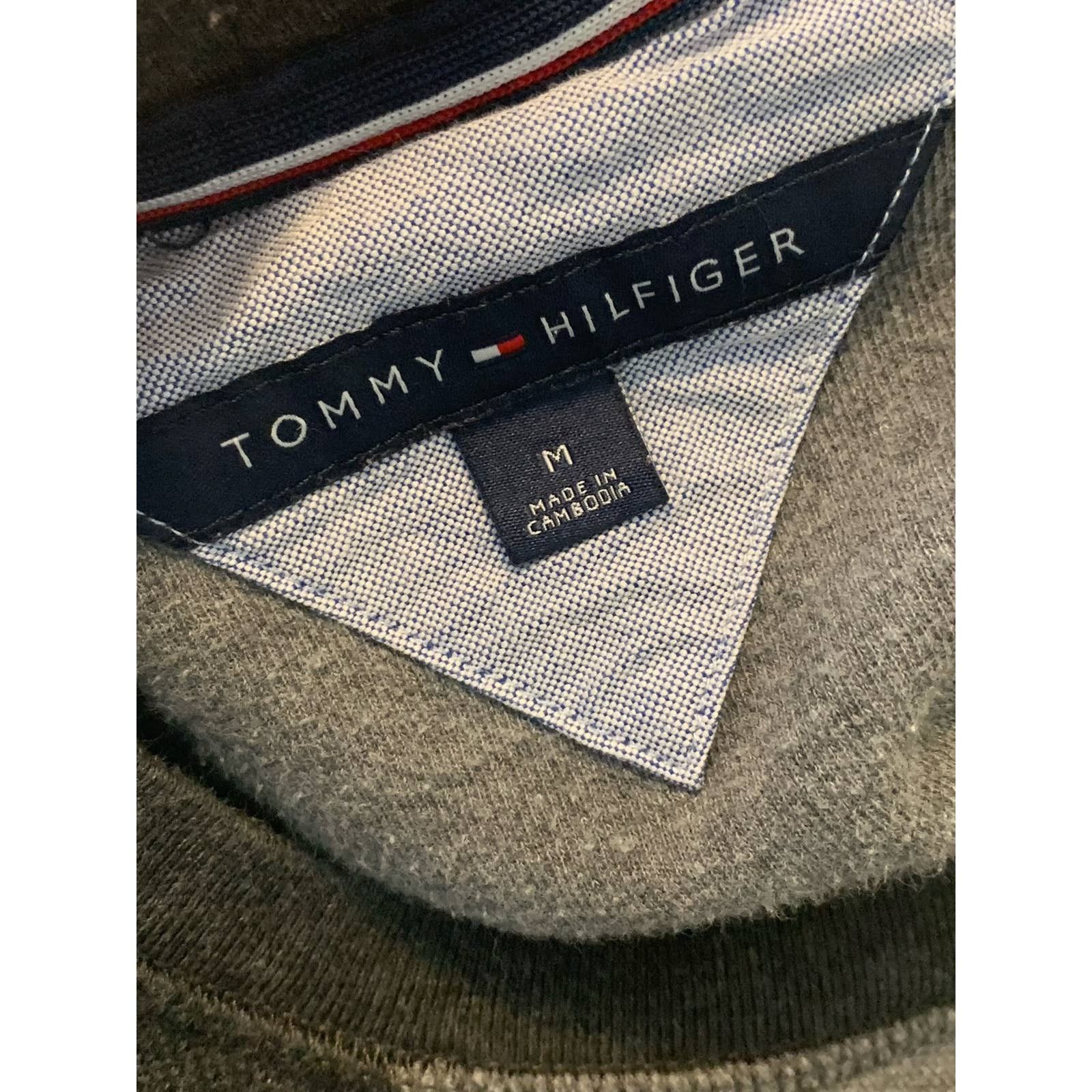Tommy Hilfiger Tommy Hilfiger men two tone gray sweatshirt size M Size US M / EU 48-50 / 2 - 3 Thumbnail