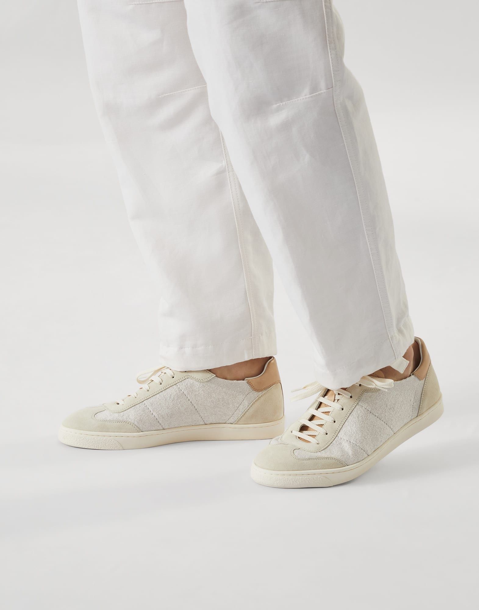 Brunello Cucinelli o1la1rc1a0326 Washed Suede Sneakers in Multicolor Size US 8 / EU 41 - 5 Thumbnail