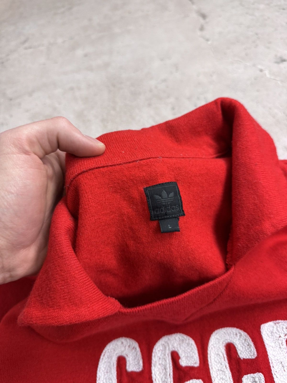 Adidas × Vintage Adidas CCCP 2002 National Team Jersey Polo T-shirt Wool Size US L / EU 52-54 / 3 - 3 Thumbnail