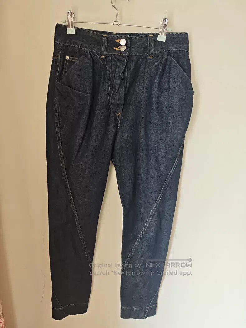 Vivienne Westwood Vivienne Westwood size 1 Heart Saturn Embroidered Denim Pan Size 22" - 1 Thumbnail