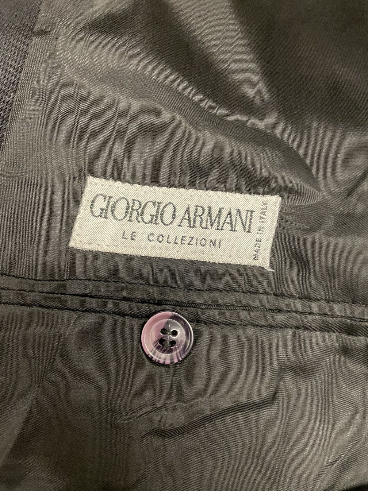 Giorgio Armani × Vintage The Iconic Armani Wool Jacket Size 38R - 9 Thumbnail
