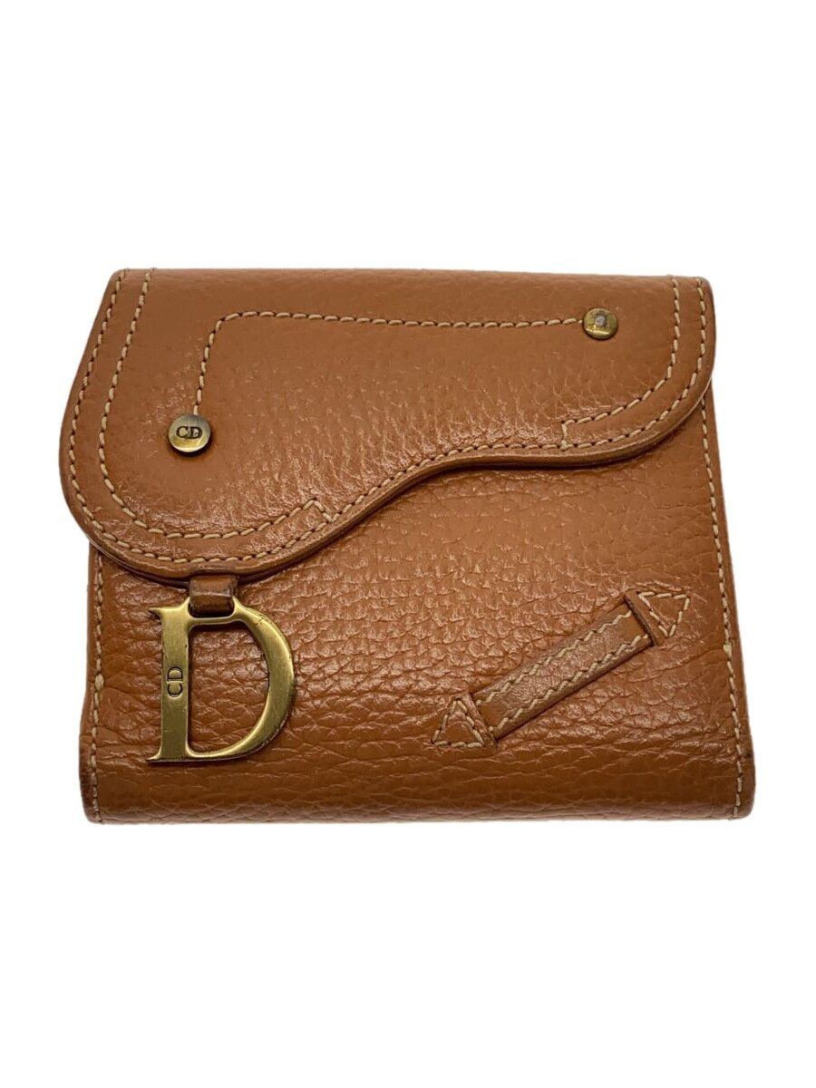 Dior Dior Leather Bi-Fold Wallet Brown Size ONE SIZE - 1 Thumbnail