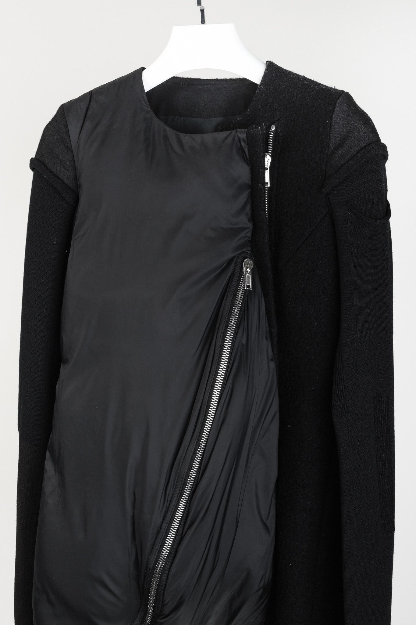 Rick Owens Rick Owens AW/17 Runway Wool Asymmetrical Front Zip Jacket Size XS / US 0-2 / IT 36-38 - 3 Thumbnail