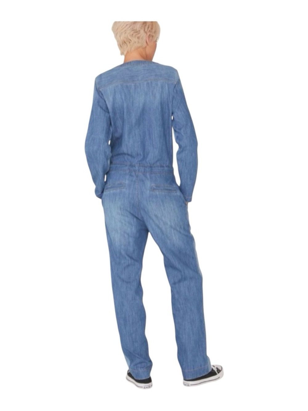 Other La Bohème Ethan Denim Jumpsuit Two Tone Stone Wash Indigo N Size 27" / US 4 / IT 40 - 2 Thumbnail