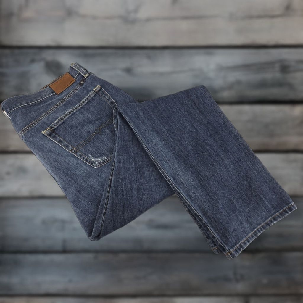 Lucky Brand Lucky Brand 221 Original Straight Medium Wash Blue Denim Jeans Men’s 38 X 34 Size US 38 / EU 54 - 1 Thumbnail