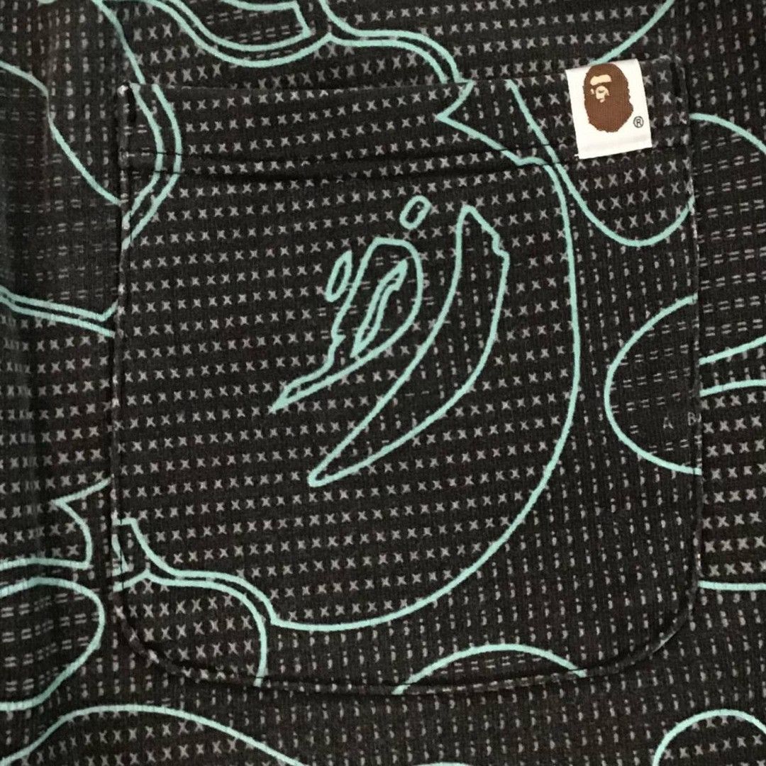 Bape 💫Glow in the dark💫 BAPE Text code camo sweat pants ★size S Size US 30 / EU 46 - 6 Thumbnail