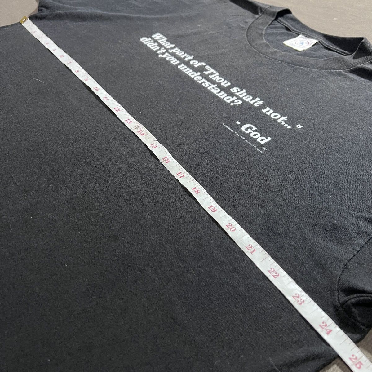 Other Vintage 90s God Speaks Jesus Lord Bible Holy Promo Tee G3 Size US XL / EU 56 / 4 - 7 Thumbnail