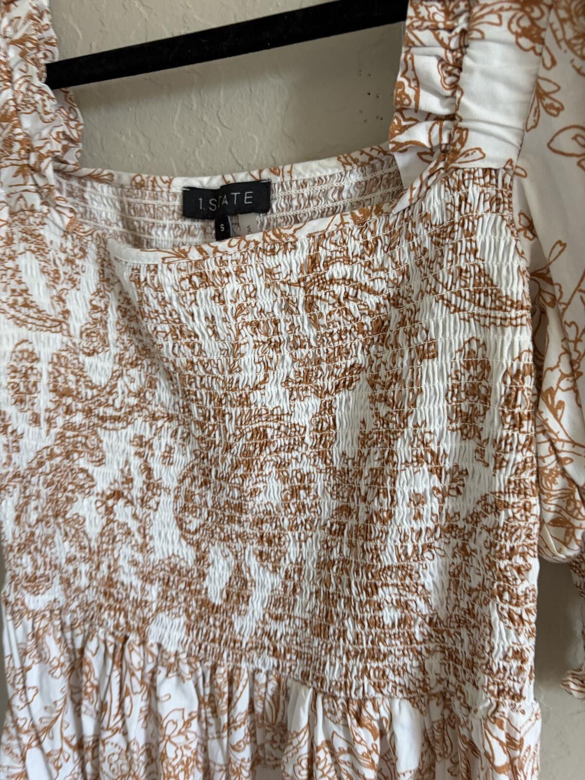 Other 1. State puff smocked sleeve dress Size S / US 4 / IT 40 - 4 Thumbnail