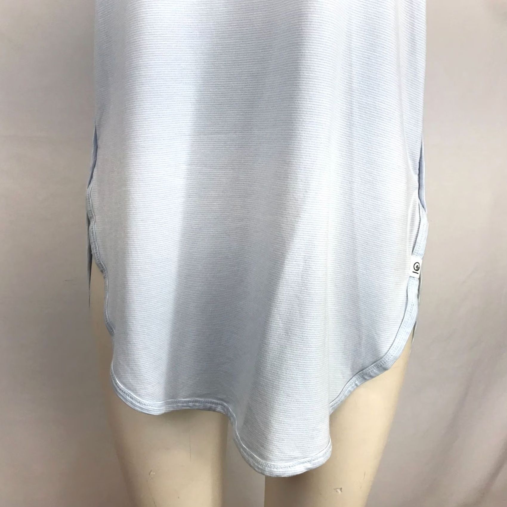 Vintage 10TREE WOMEN'S MEDIUM BLUE SHORT SLEEVE ROUND NECK MODAL BLEND TUNIC TEE Size 32" / US 10 / IT 46 - 3 Thumbnail